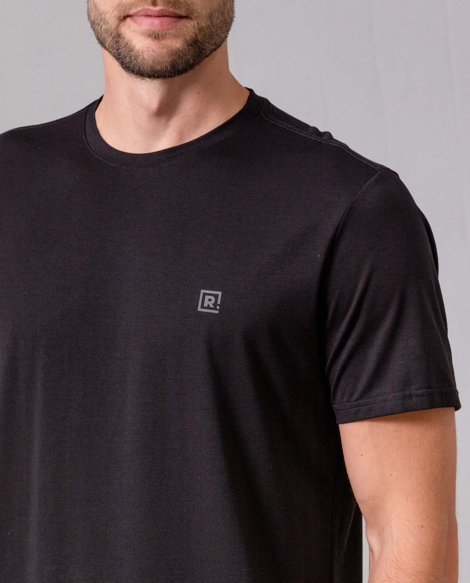 Camiseta manga corta básica para hombre