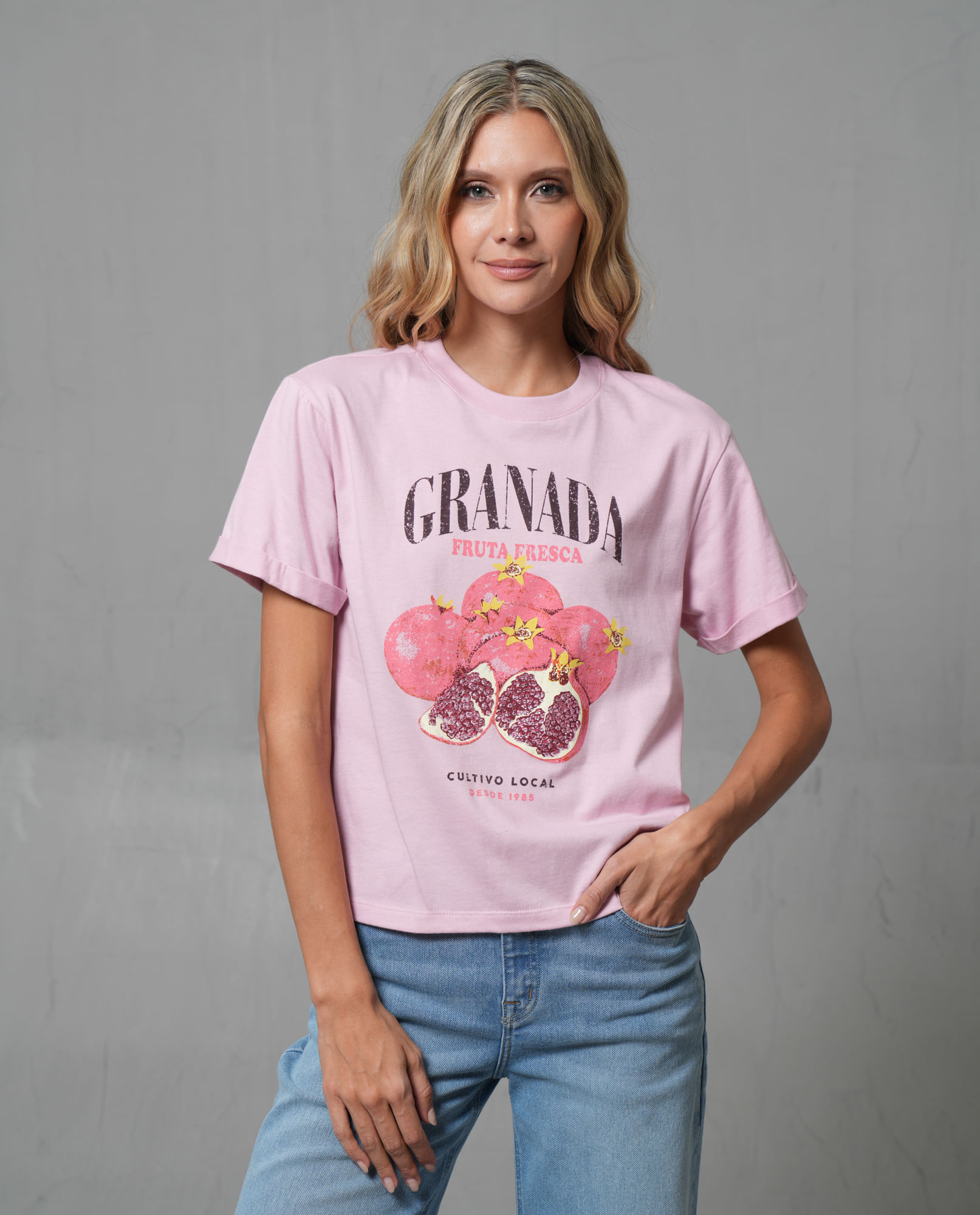 Camiseta clásica manga corta para mujer
