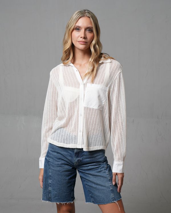 Camisa manga larga para mujer