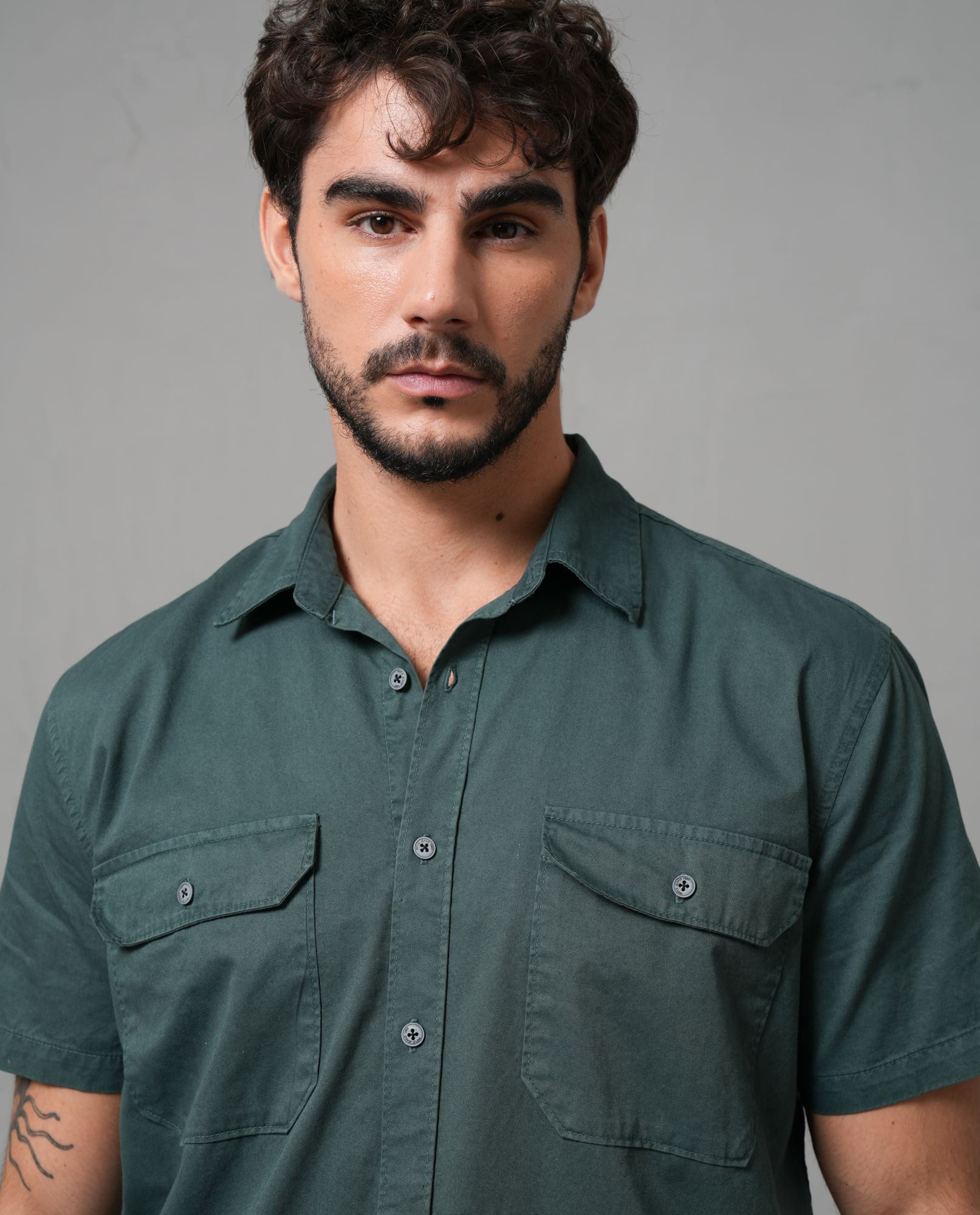 Camisa manga corta para hombre