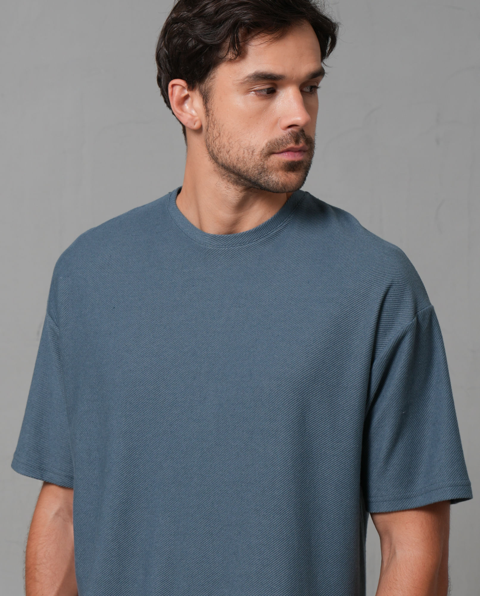 Camiseta Oversize con textura para hombre