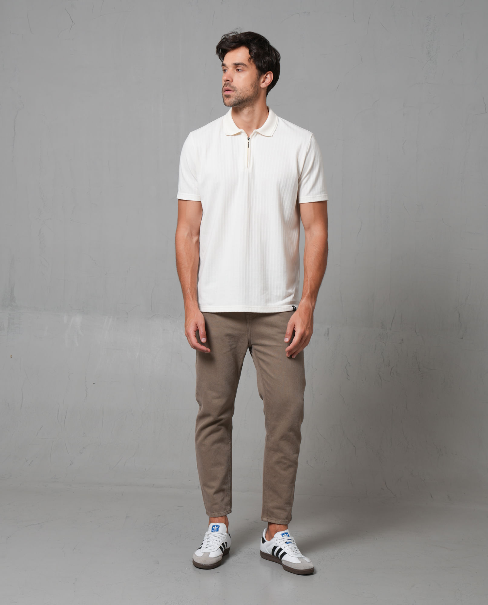 Pantalon Straight semi-ajustado para hombre