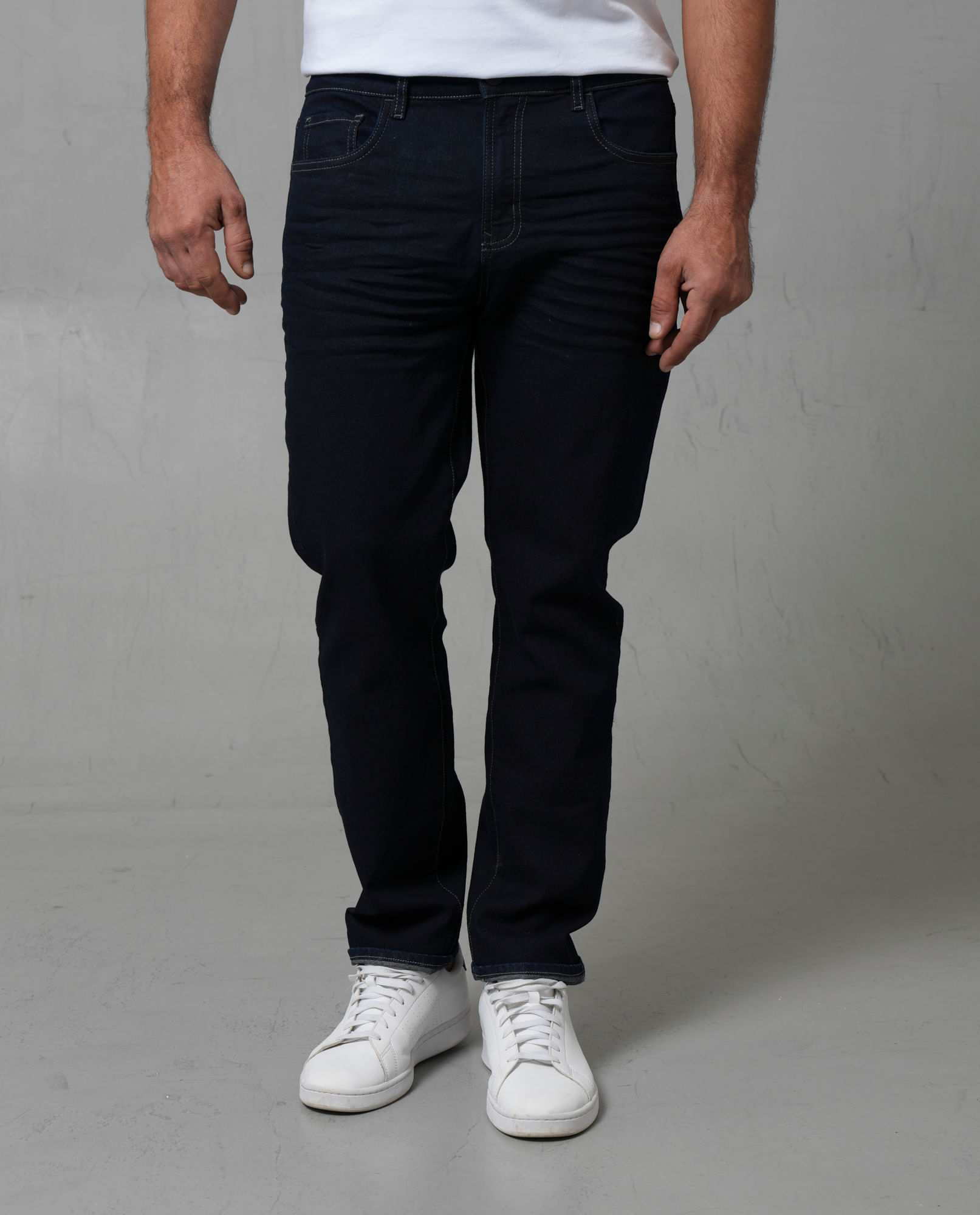 Jean Straight tono oscuro para hombre