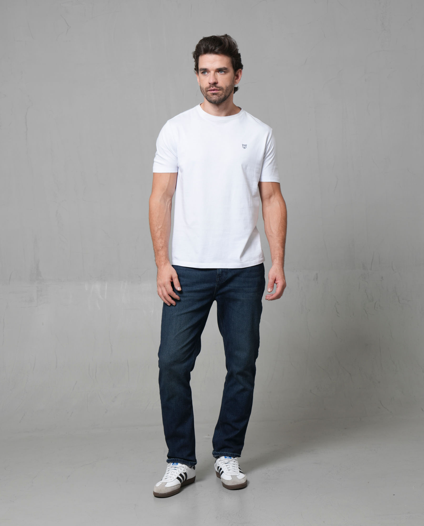 Jean Straight tono oscuro para hombre