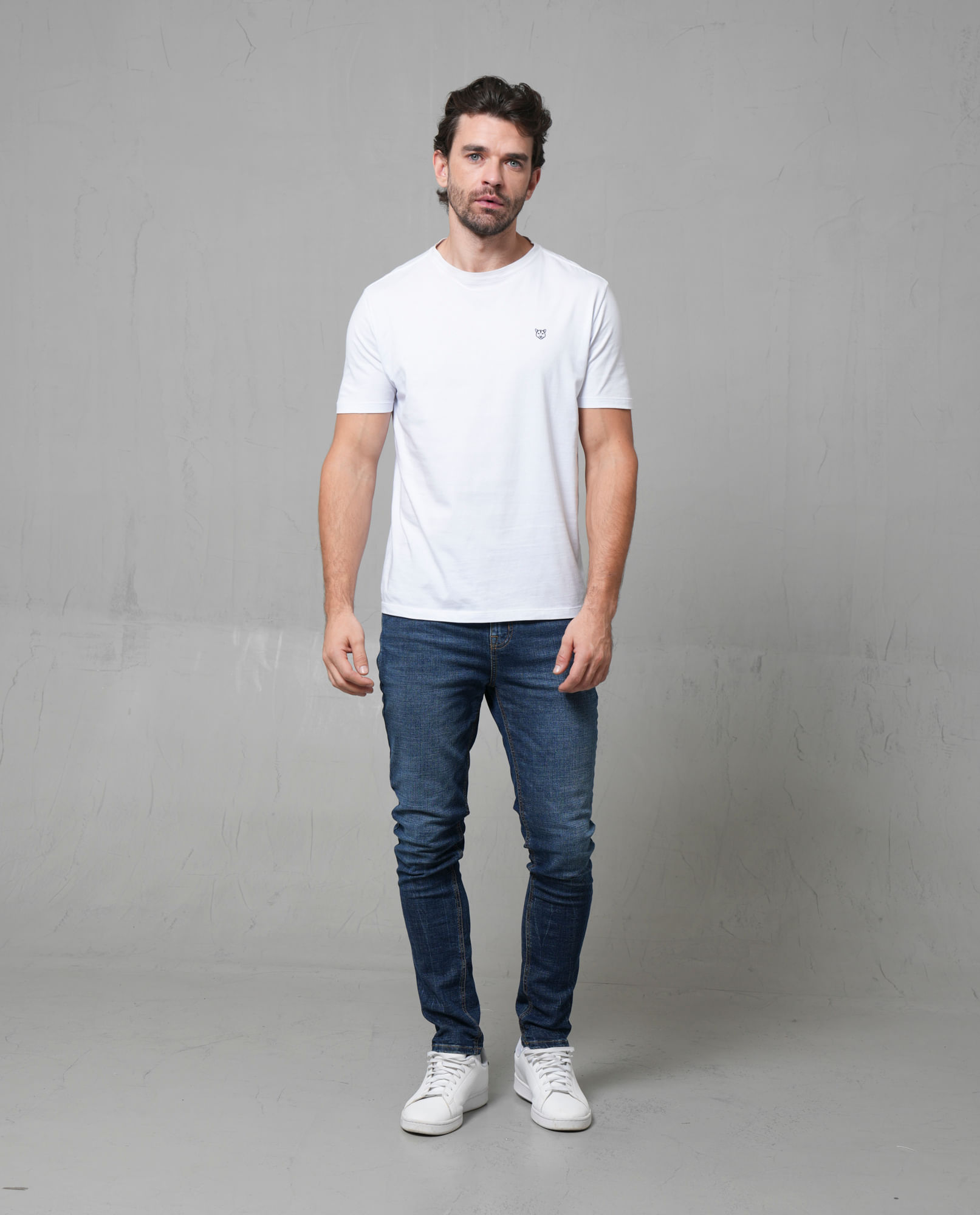 Jean Slim tono medio para hombre