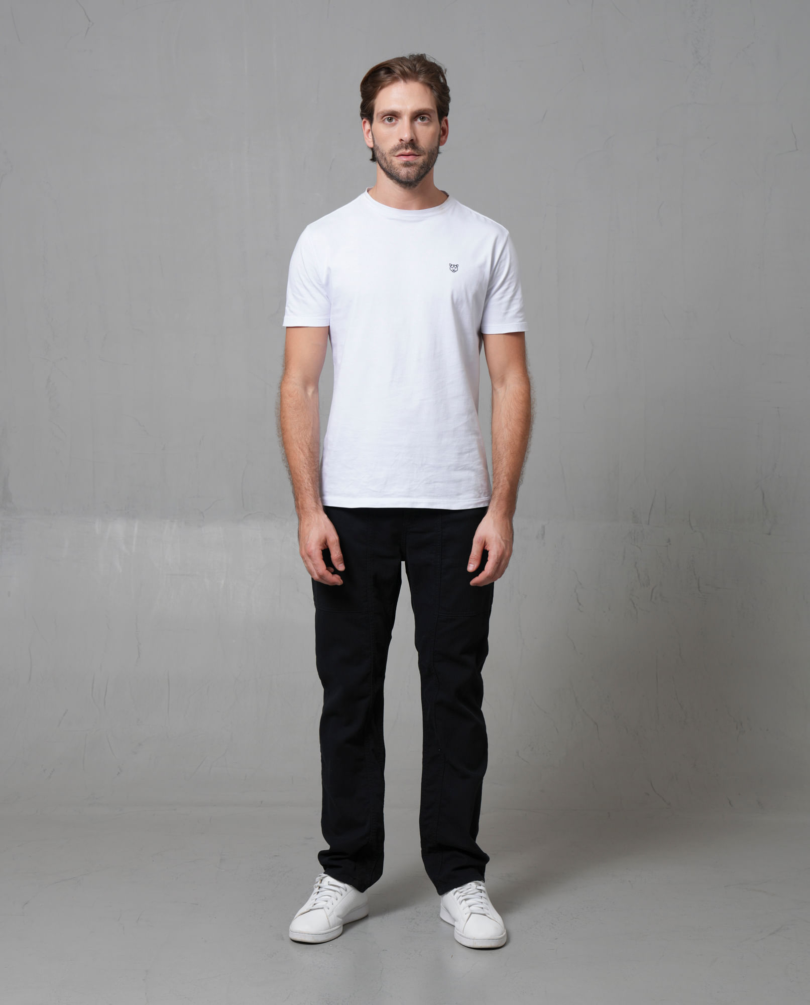 Pantalón negro trendy para hombre