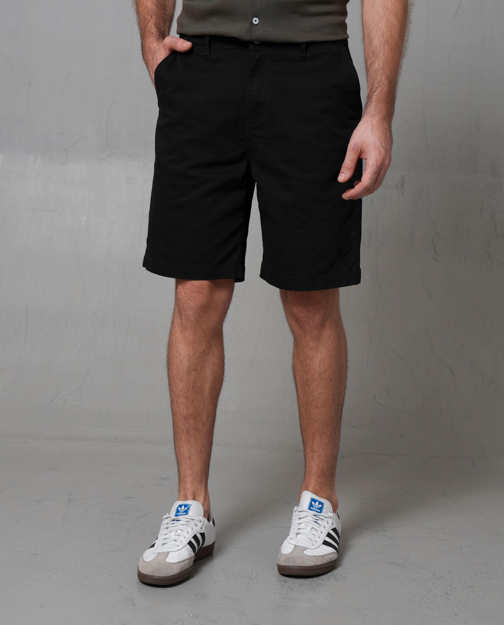 Bermuda con pretina elástica para hombre