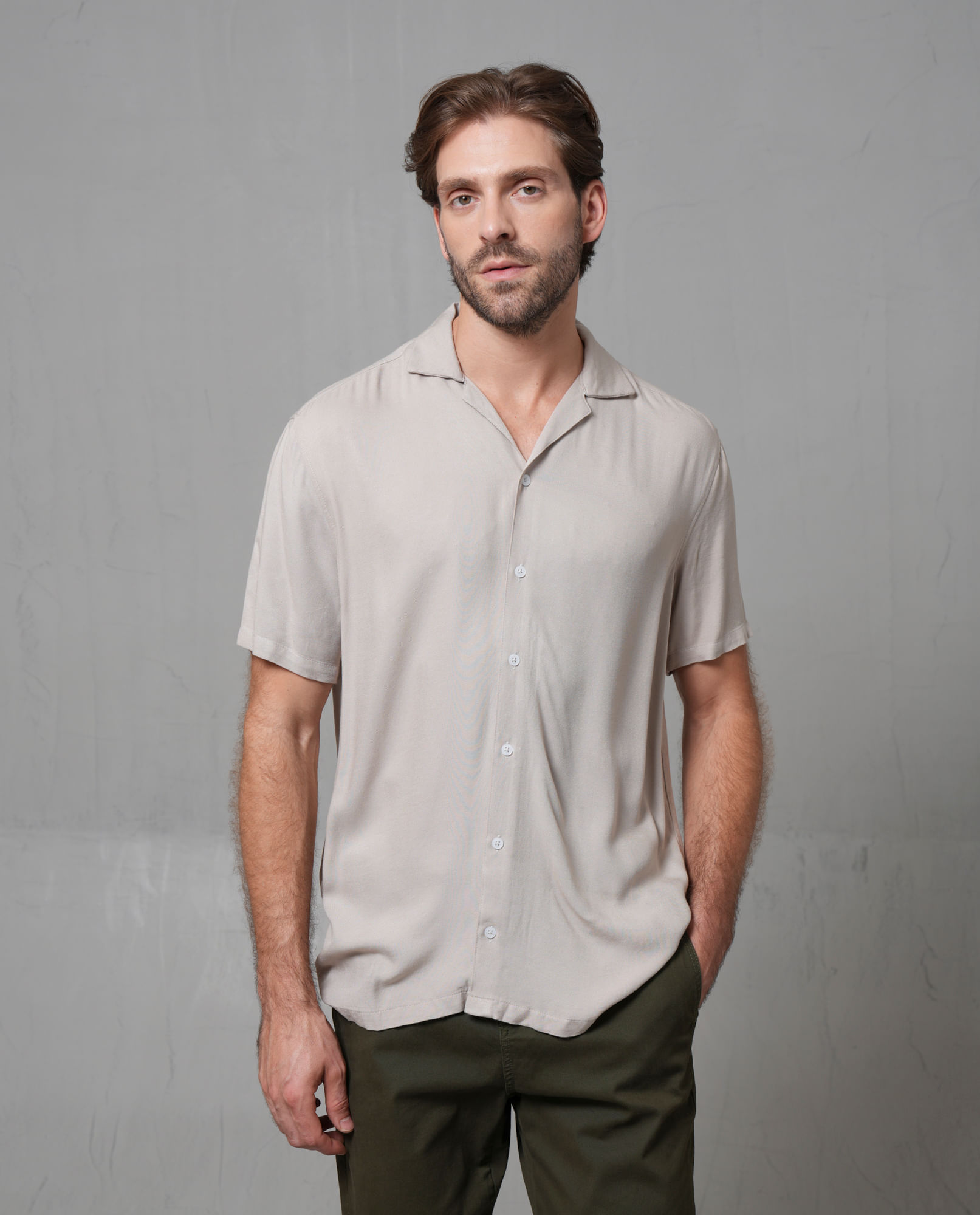 Camisa manga corta para hombre