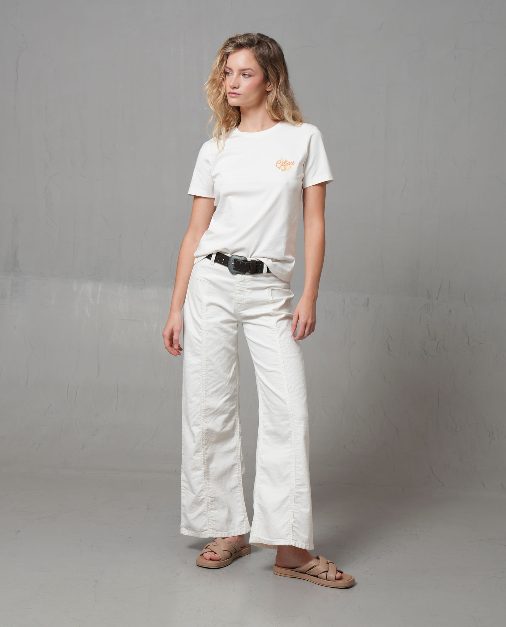 Pantalón Wide Leg tiro altopara mujer