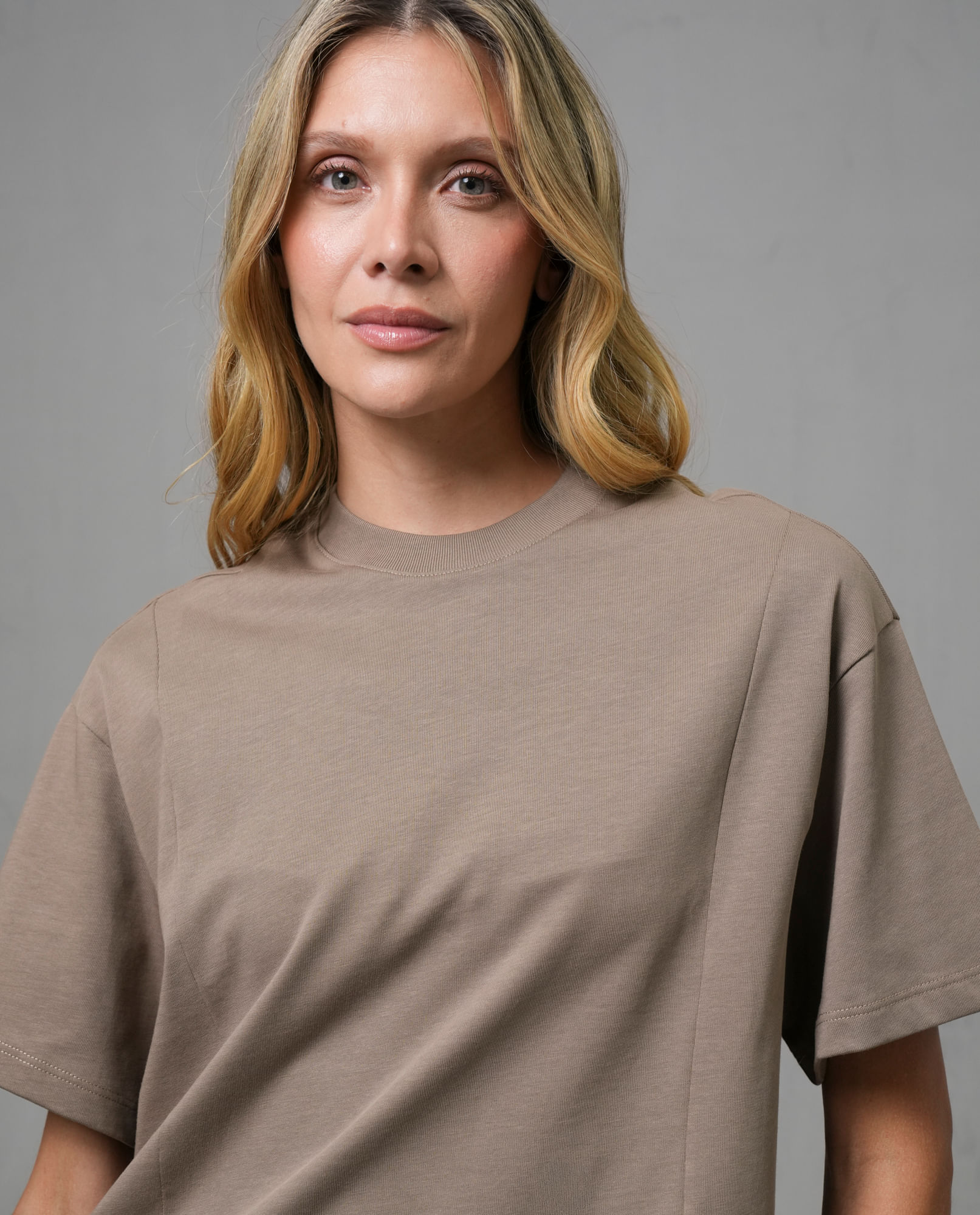 Camiseta Oversize con tela suave para mujer