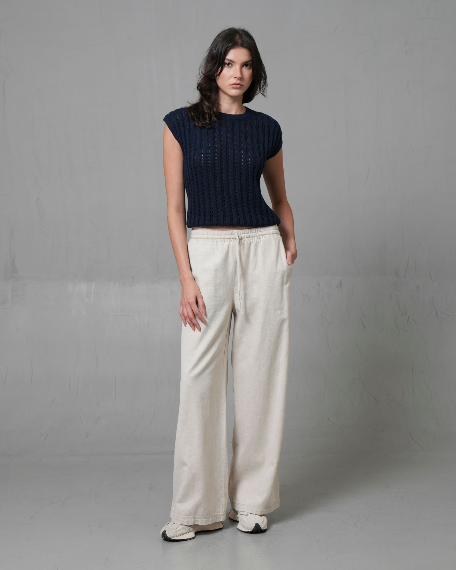 Pantalón tipo Wide Leg para mujer