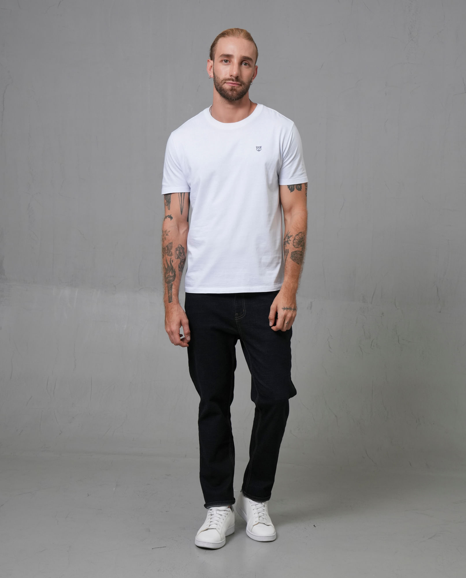 Jean Straight azul oscuro para hombre