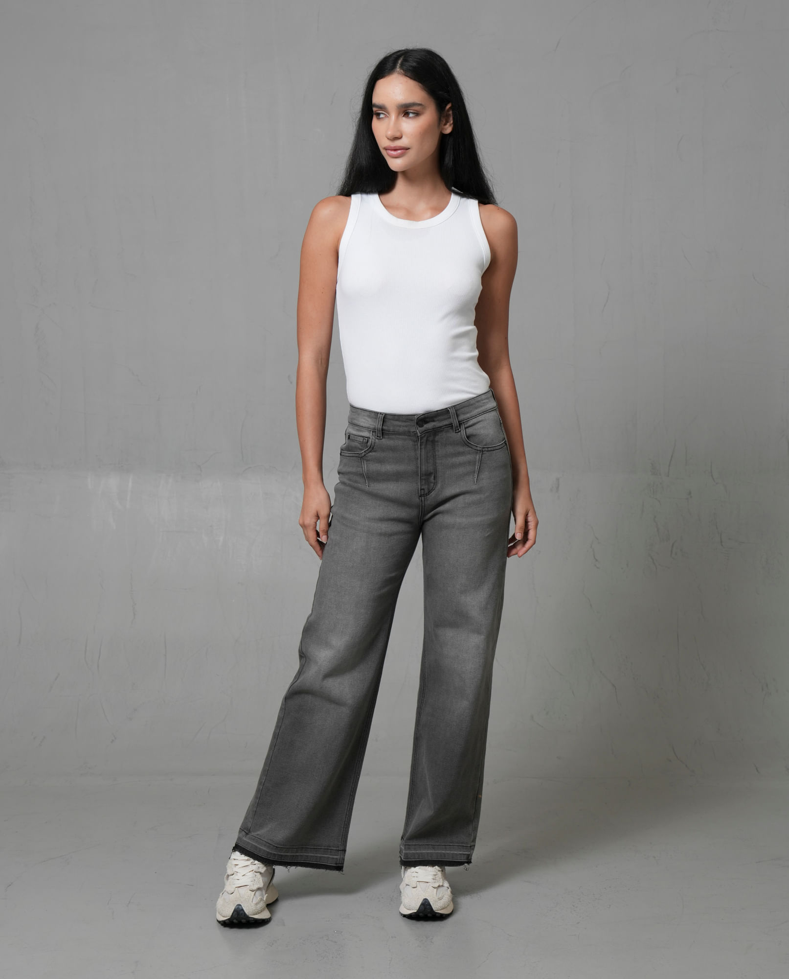 Jean Wide Leg tiro alto para mujer