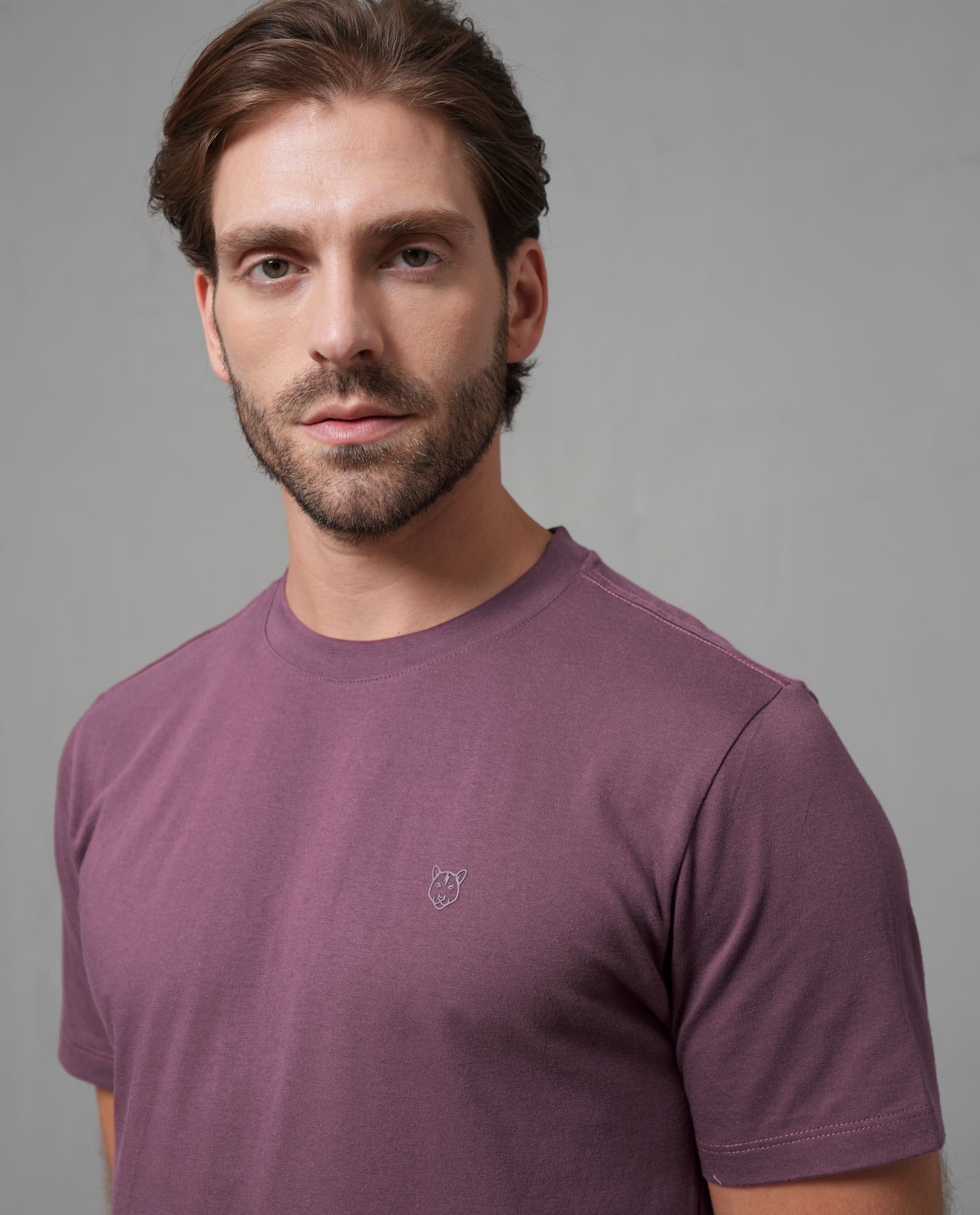 Camiseta manga corta con puma estampado para hombre