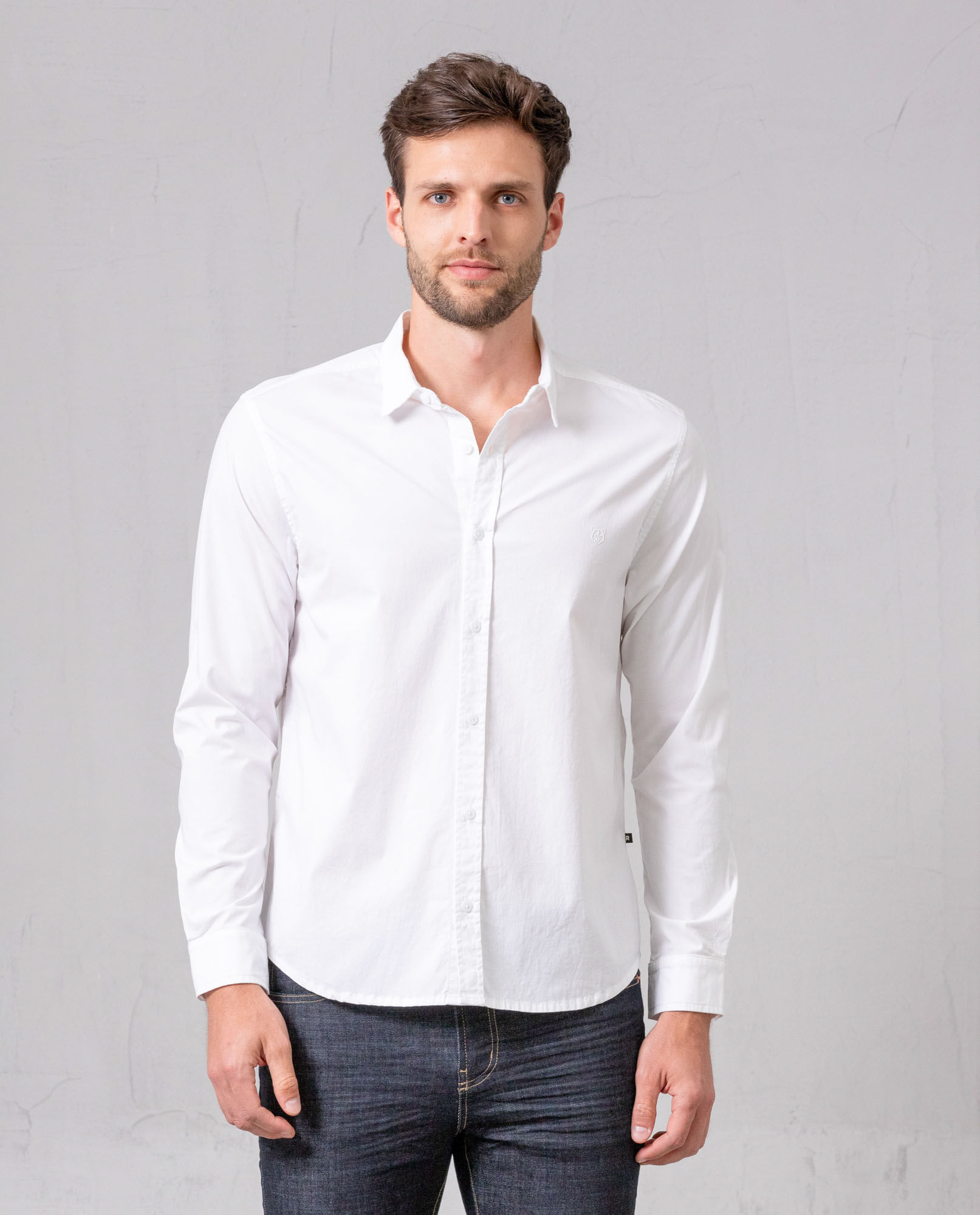 Camisa manga larga para hombre