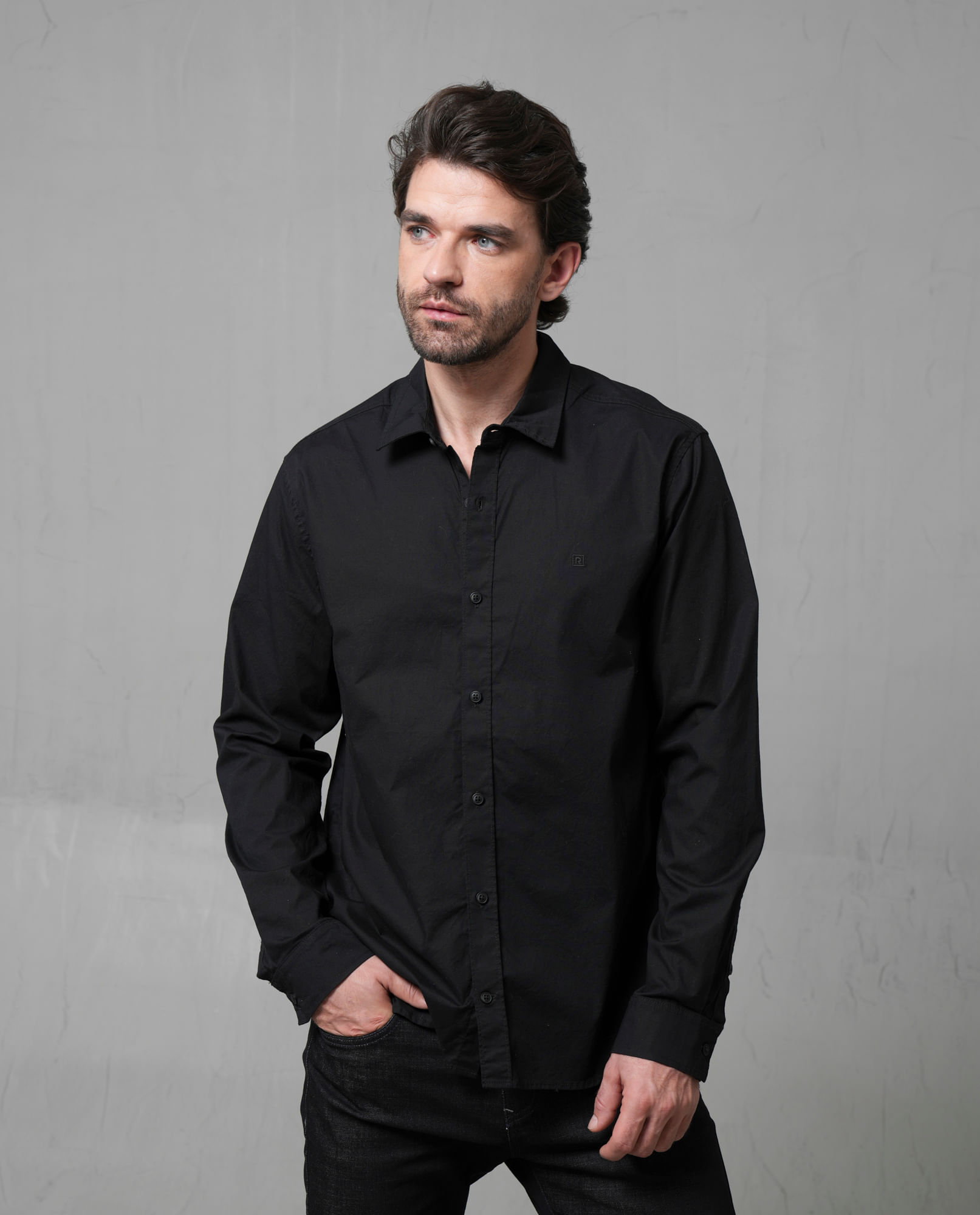 Camisa manga larga para hombre