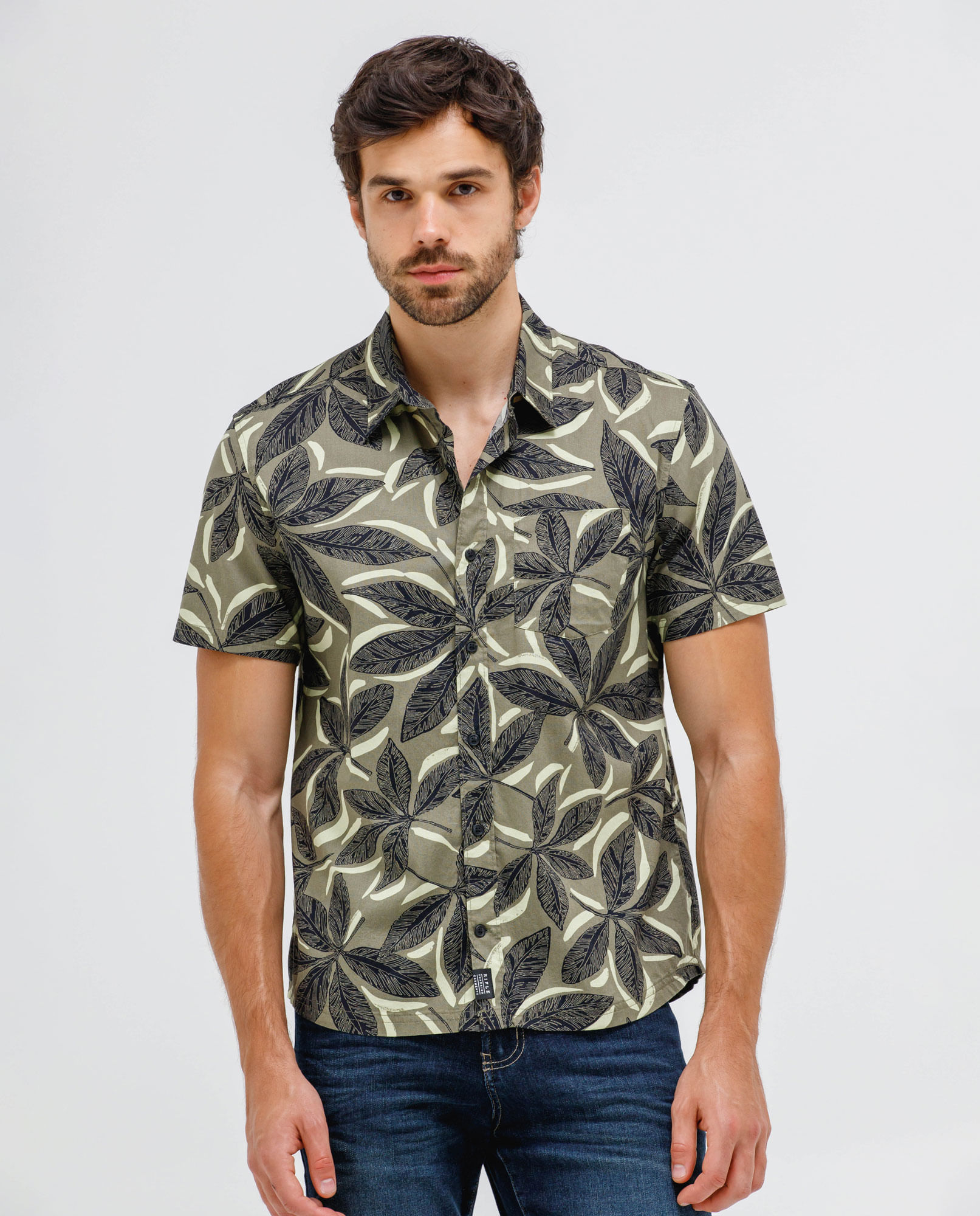Camisa estampada para hombre