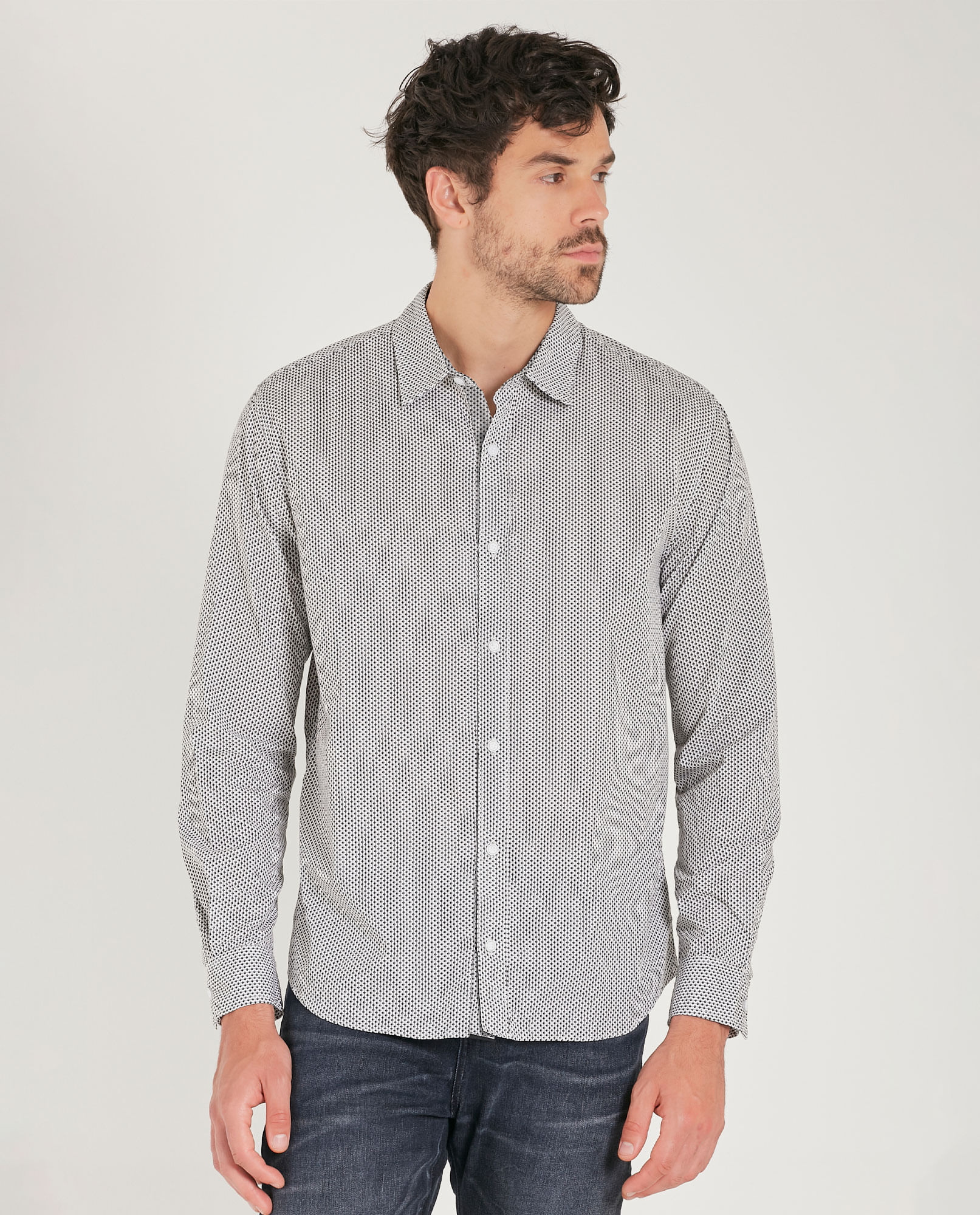 Camisa de manga larga para hombre