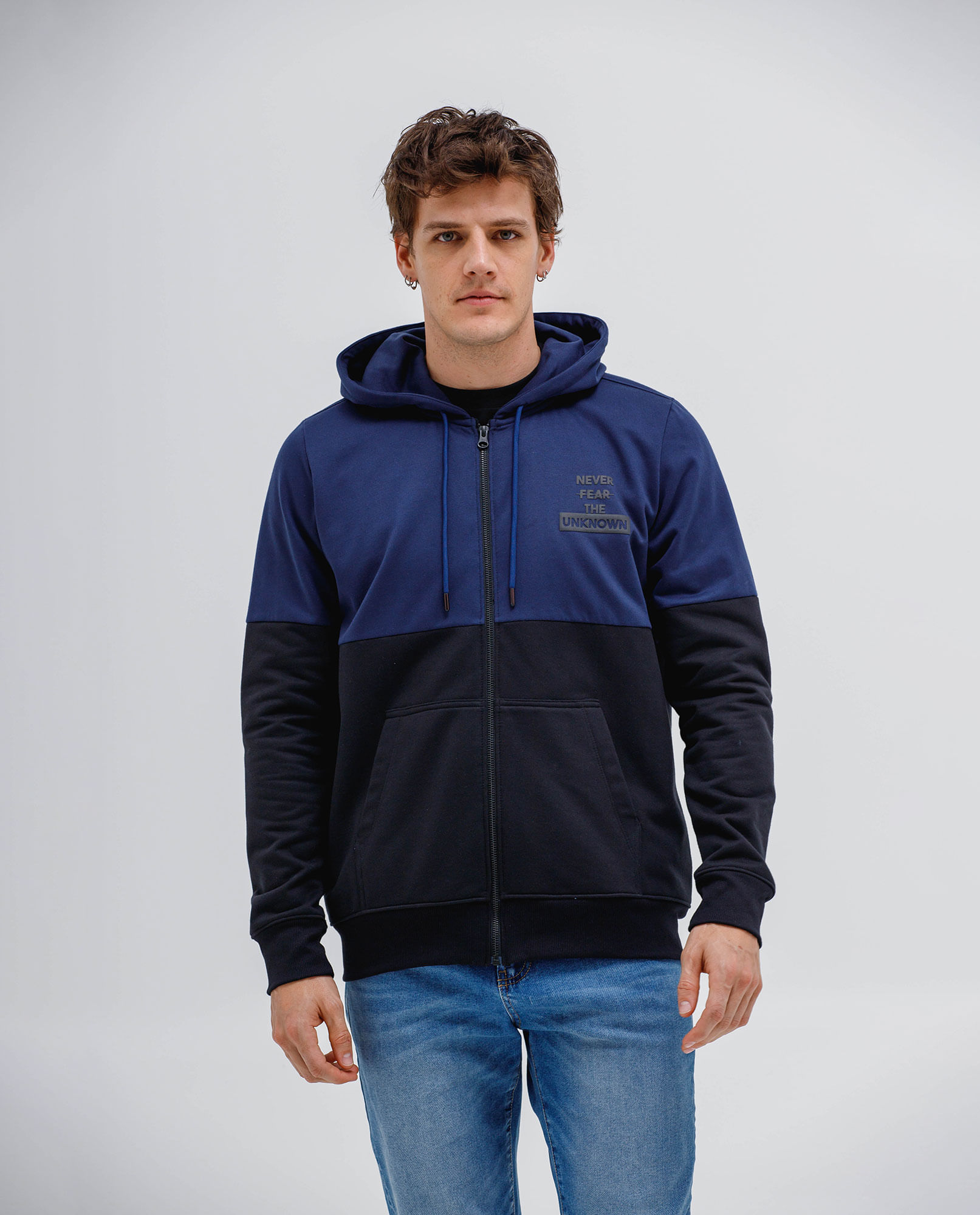 Buzo de diseño abierto para hombre