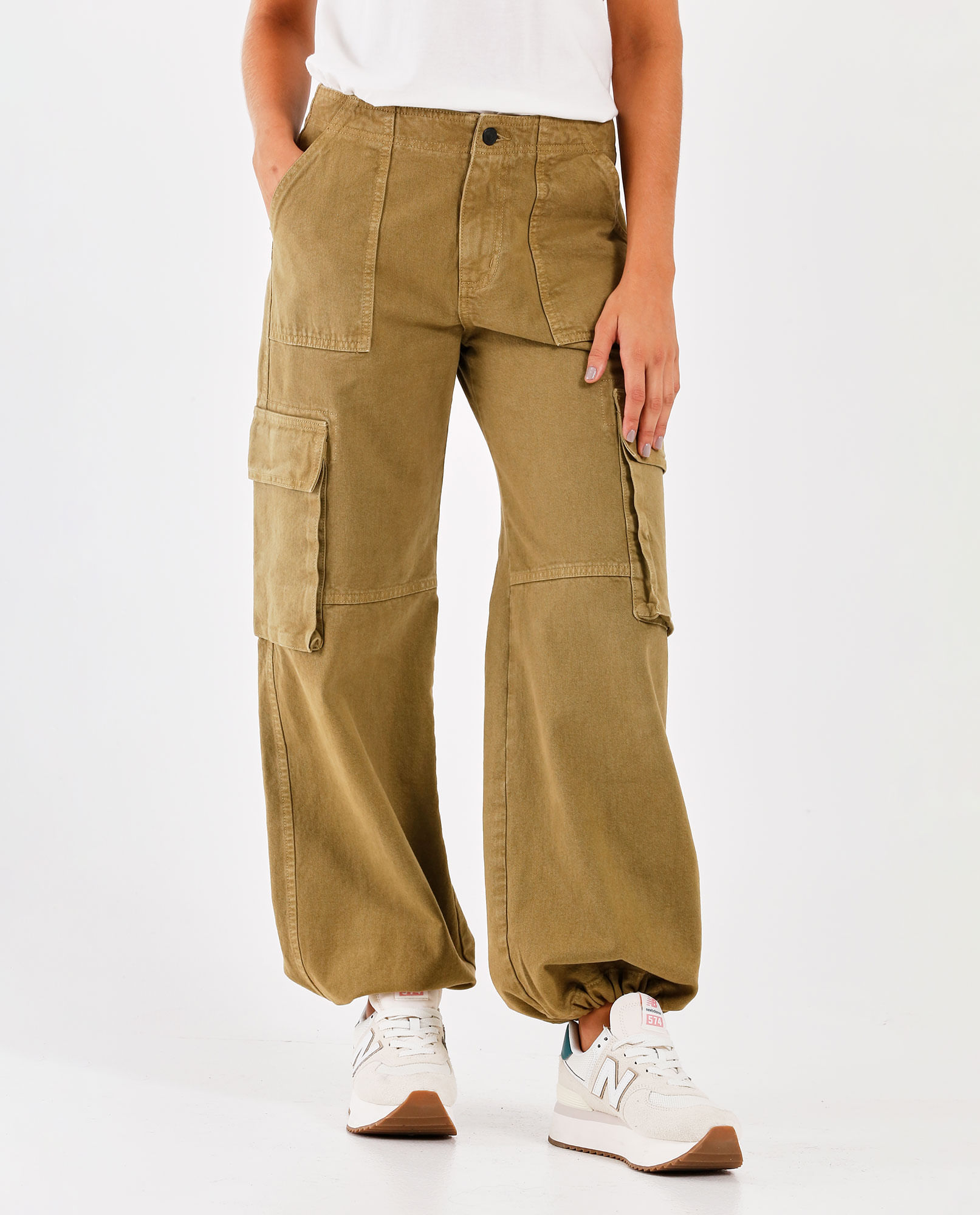 Pantalón parachute para mujer