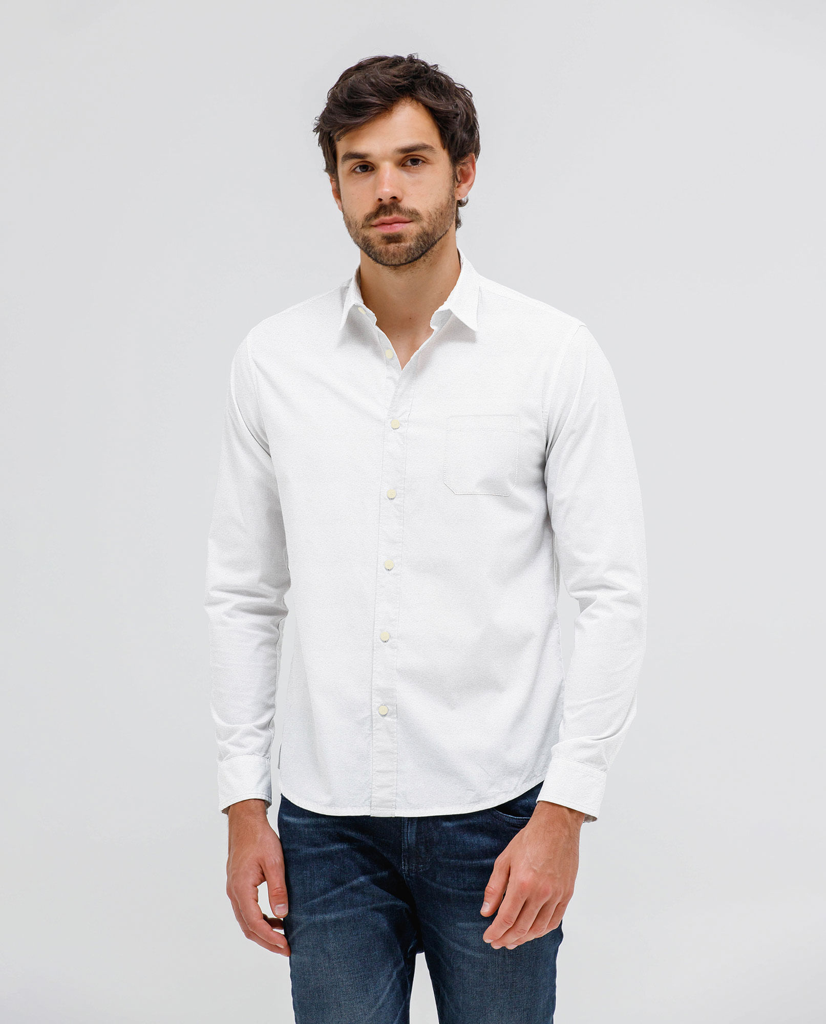 Camisa manga larga para hombre