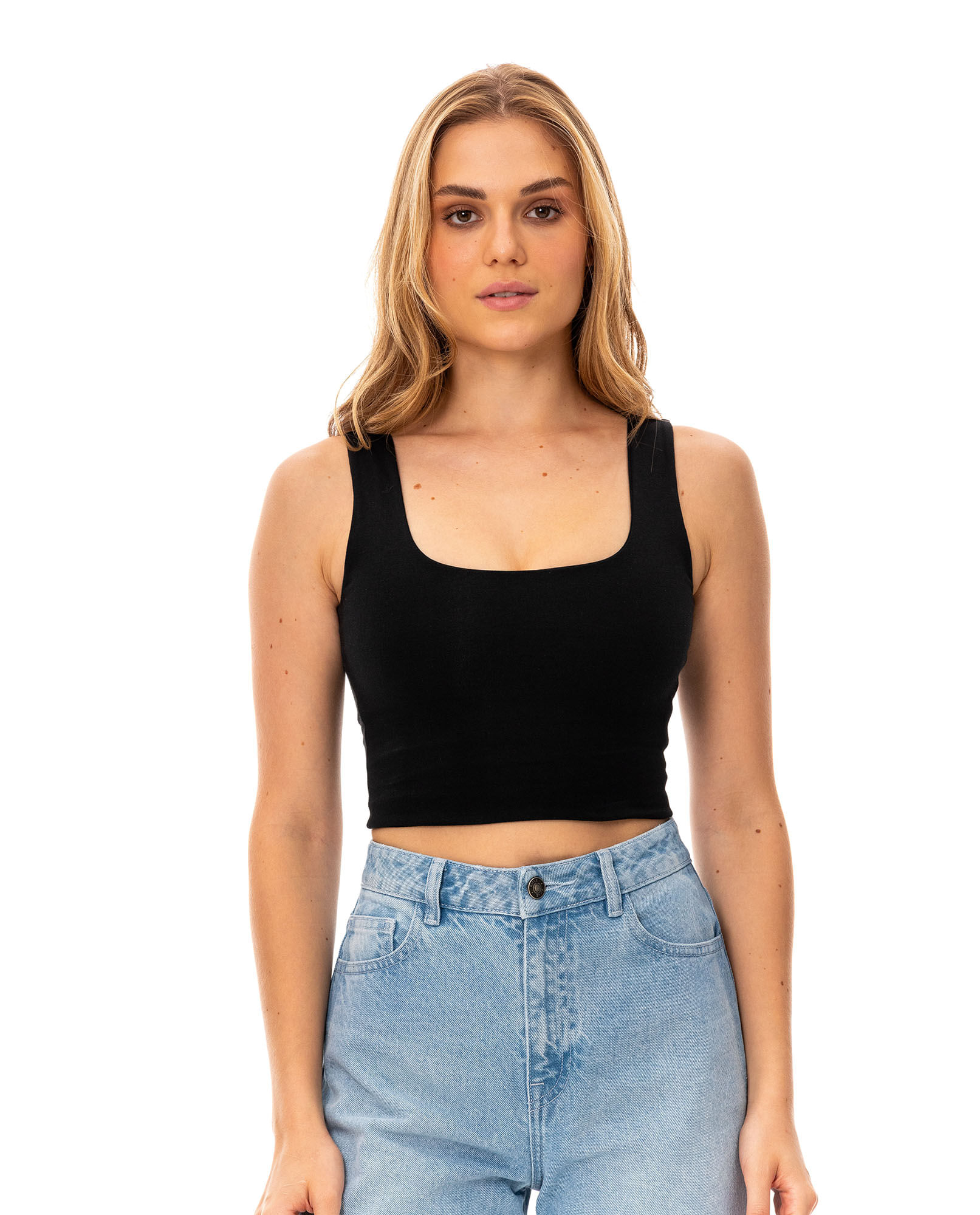 Camiseta manga sisa para mujer