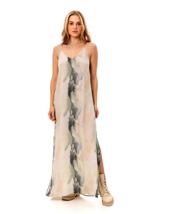 Vestido con estampado abstracto para mujer