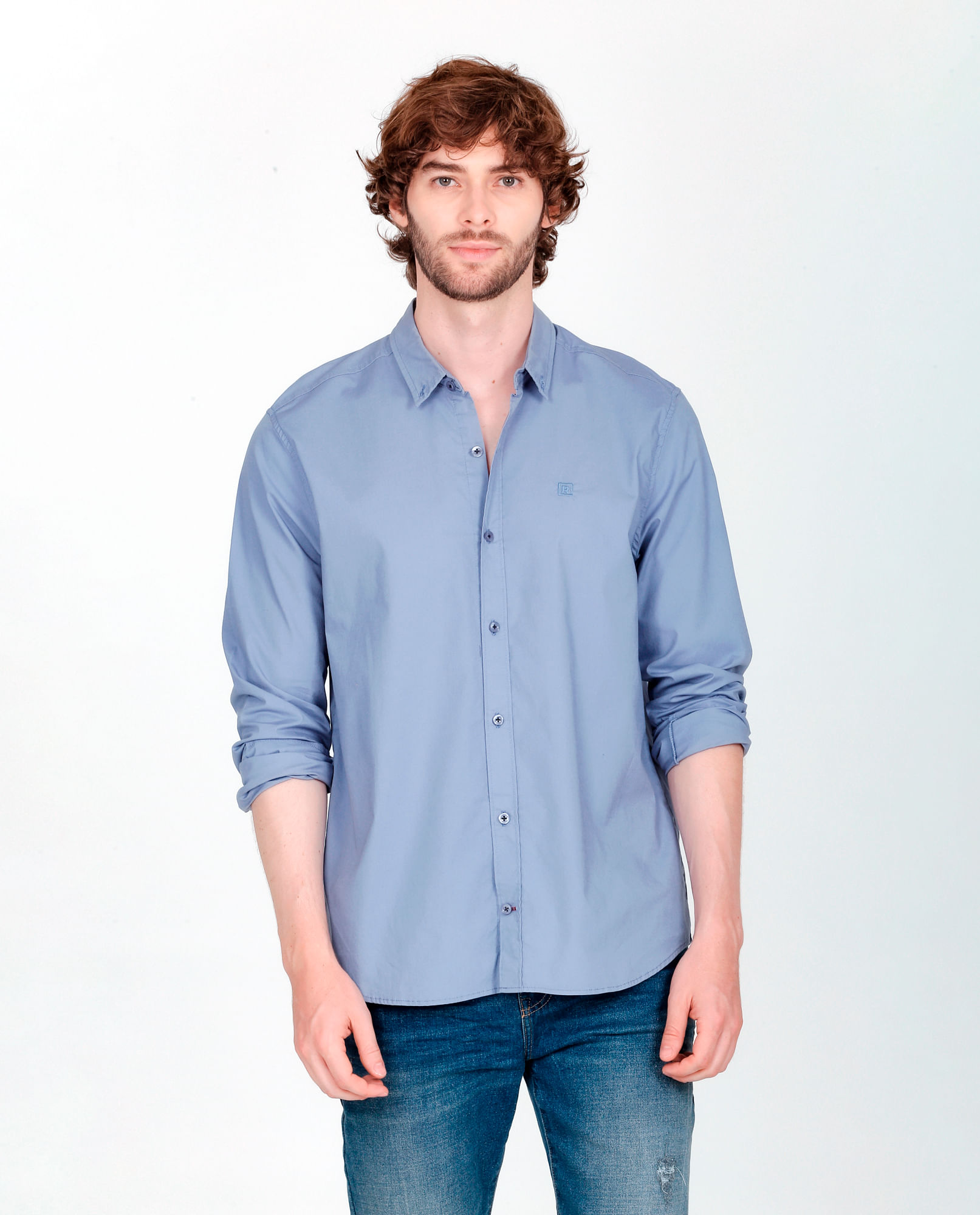 Camisa manga larga para hombre