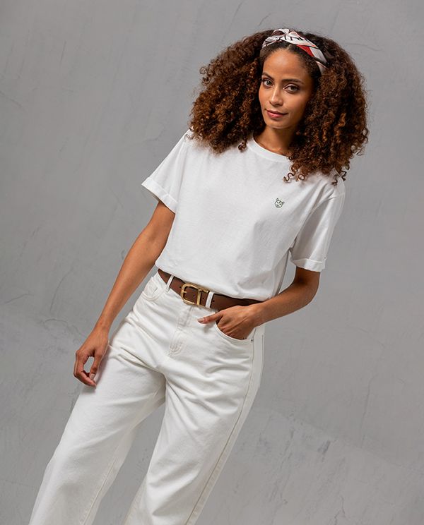 Camiseta con mini puma para mujer