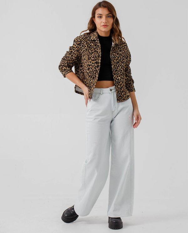 Jean Wide Leg cinco bolsillos para mujer