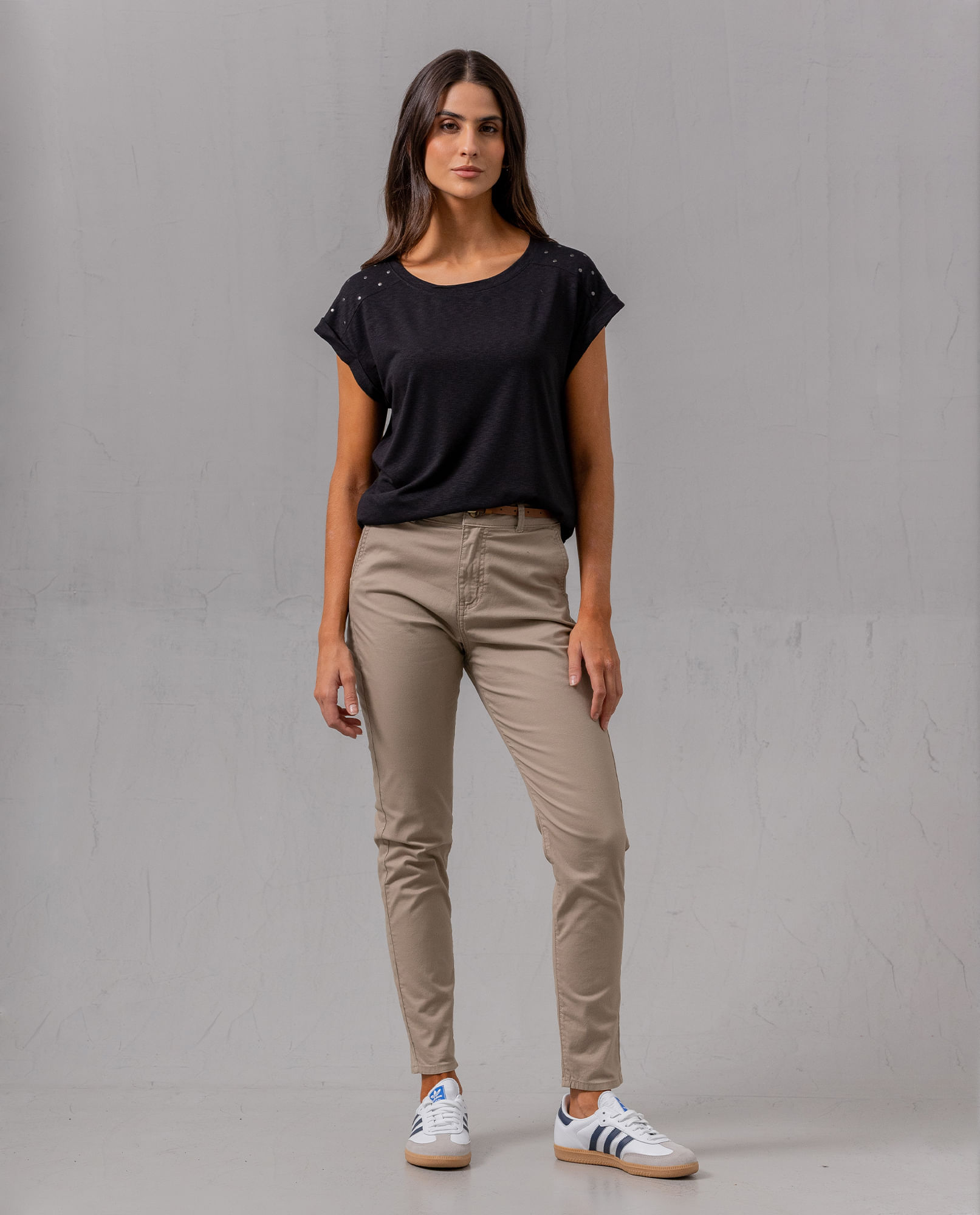 Pantalón Chino ajustado para mujer