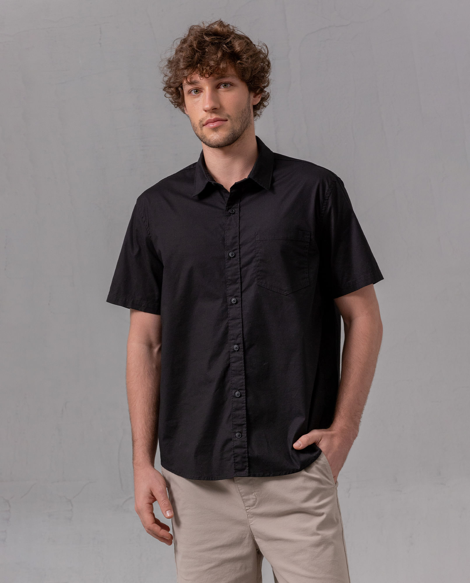 Camisa manga corta para hombre