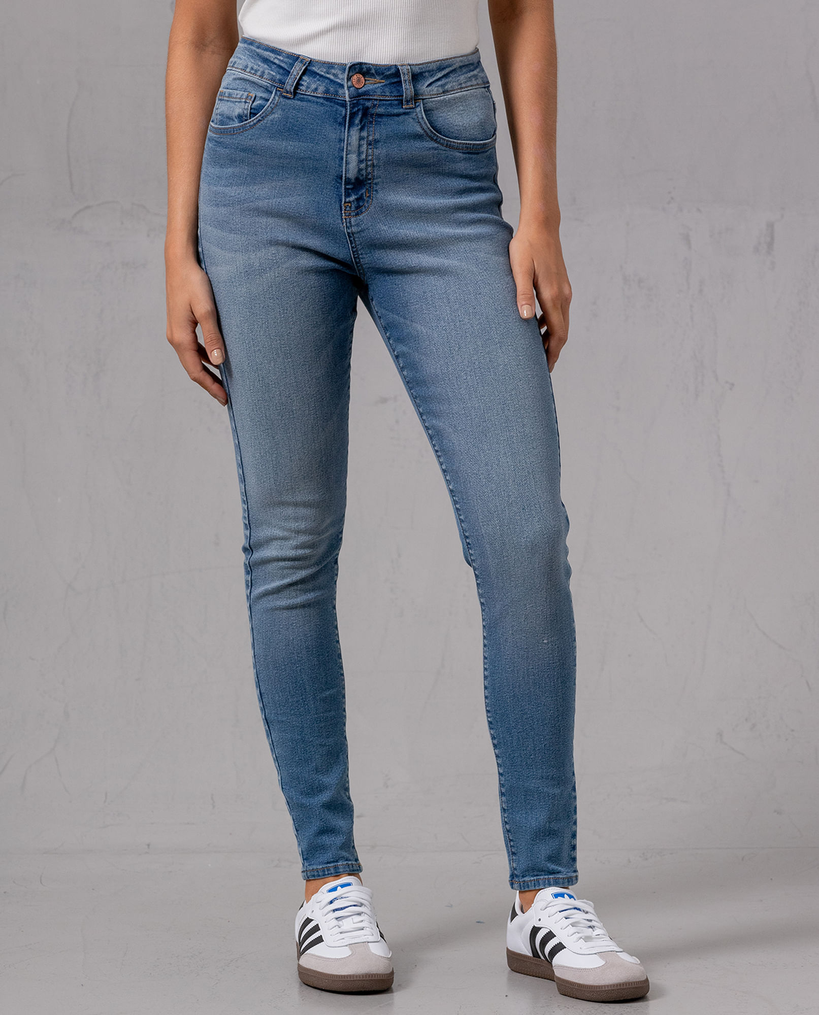 Jean Jegging tono claro para mujer