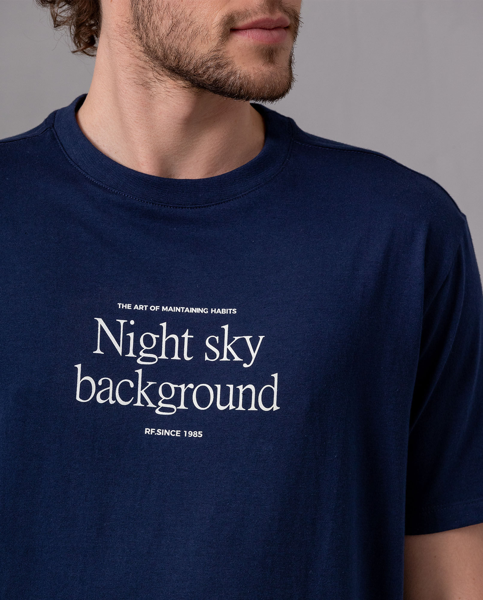 Camiseta cuello redondo para hombre