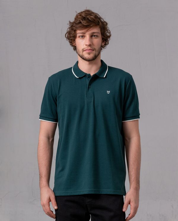 Polo con líneas de color para hombre
