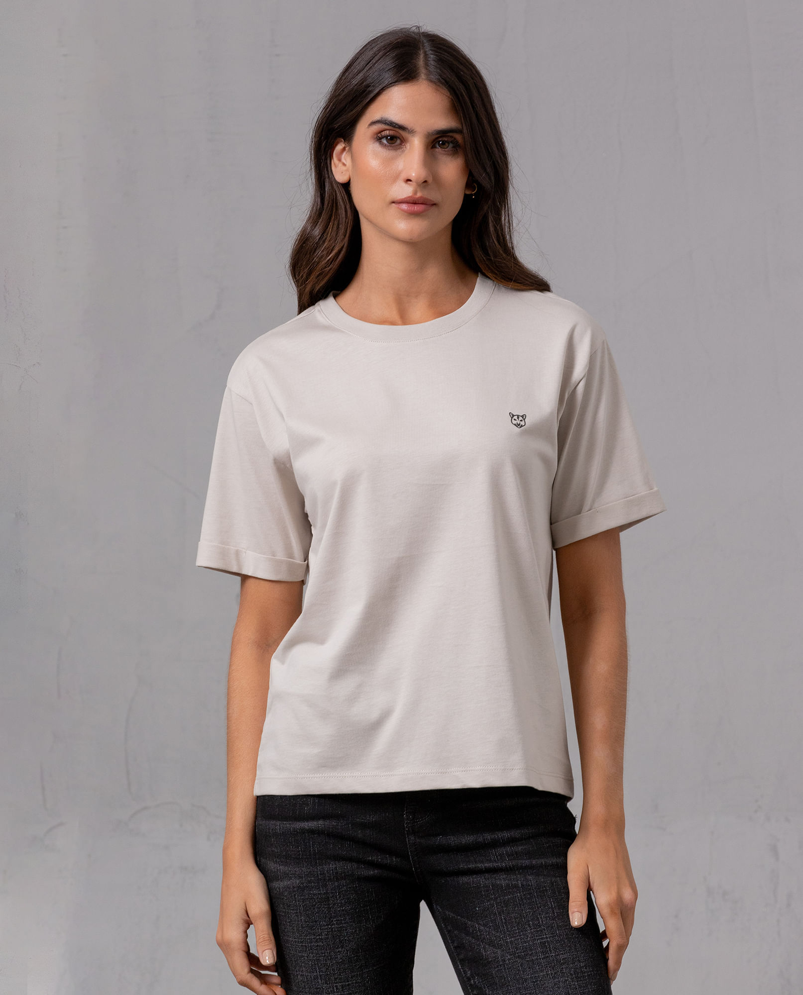 Camiseta con mini puma para mujer