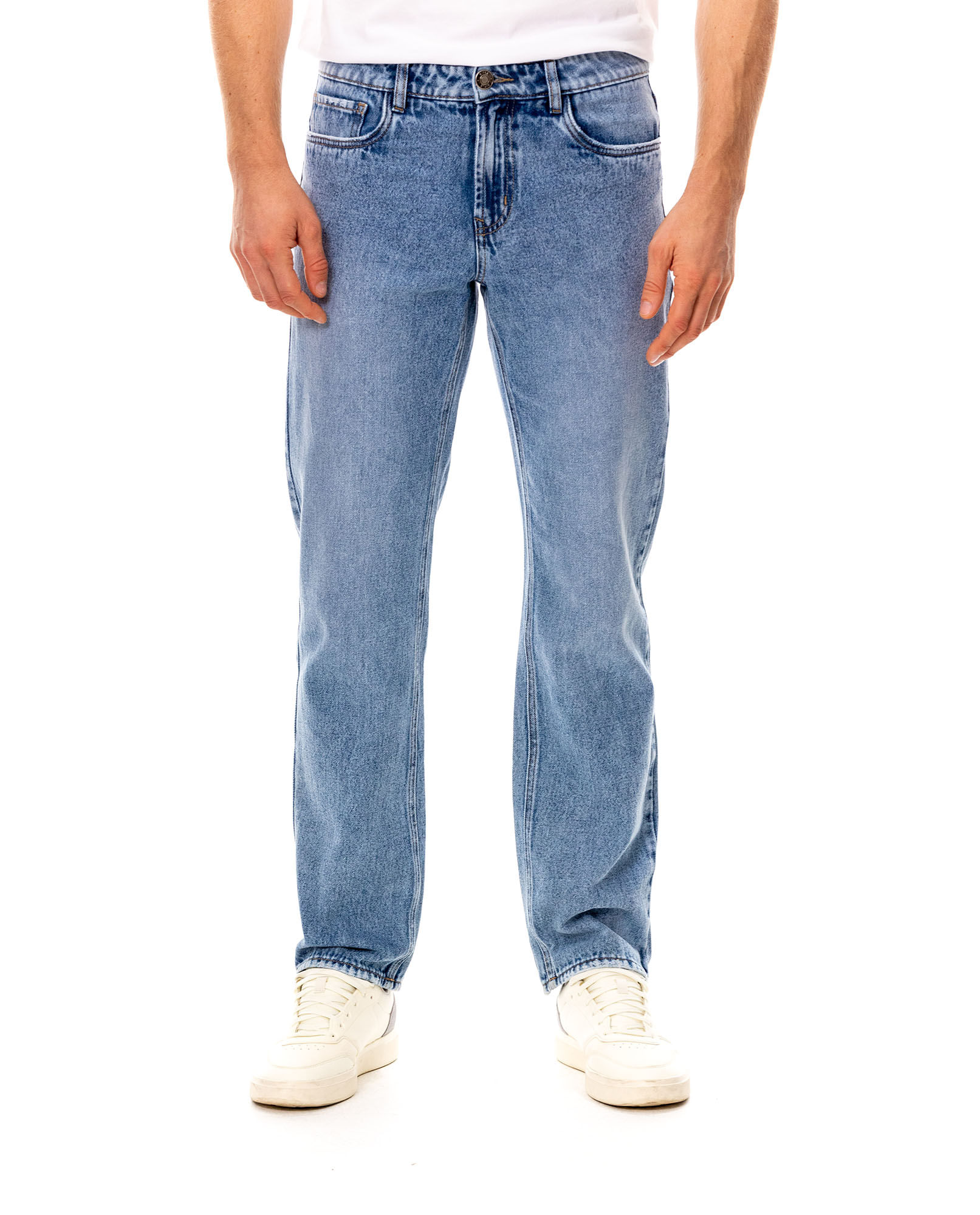 Jean Classic con iluminaciones en muslos para hombre