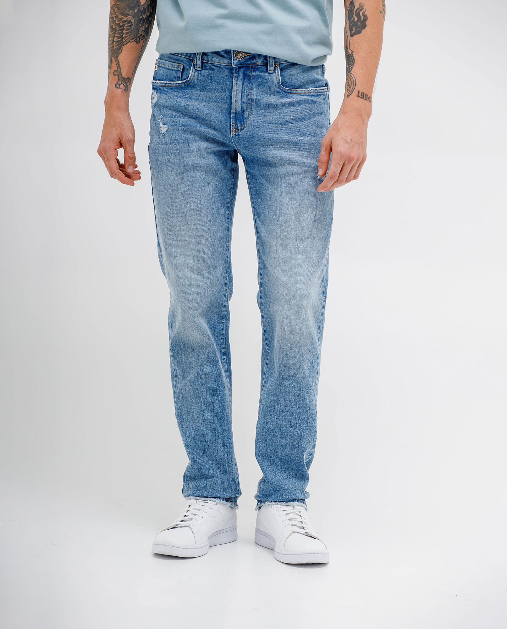 Jean Classic tono claro para hombre