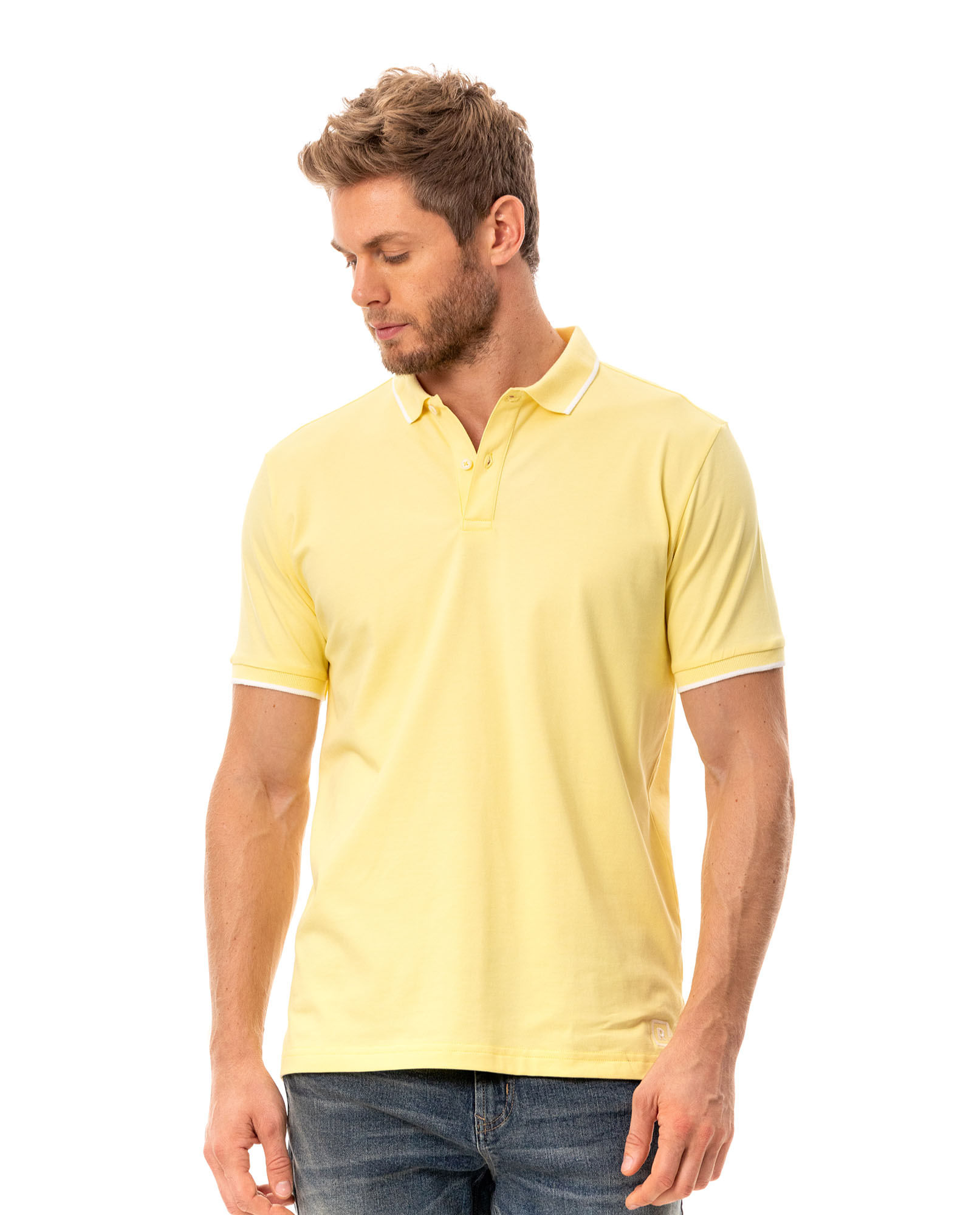 Camisa tipo polo clásica para hombre