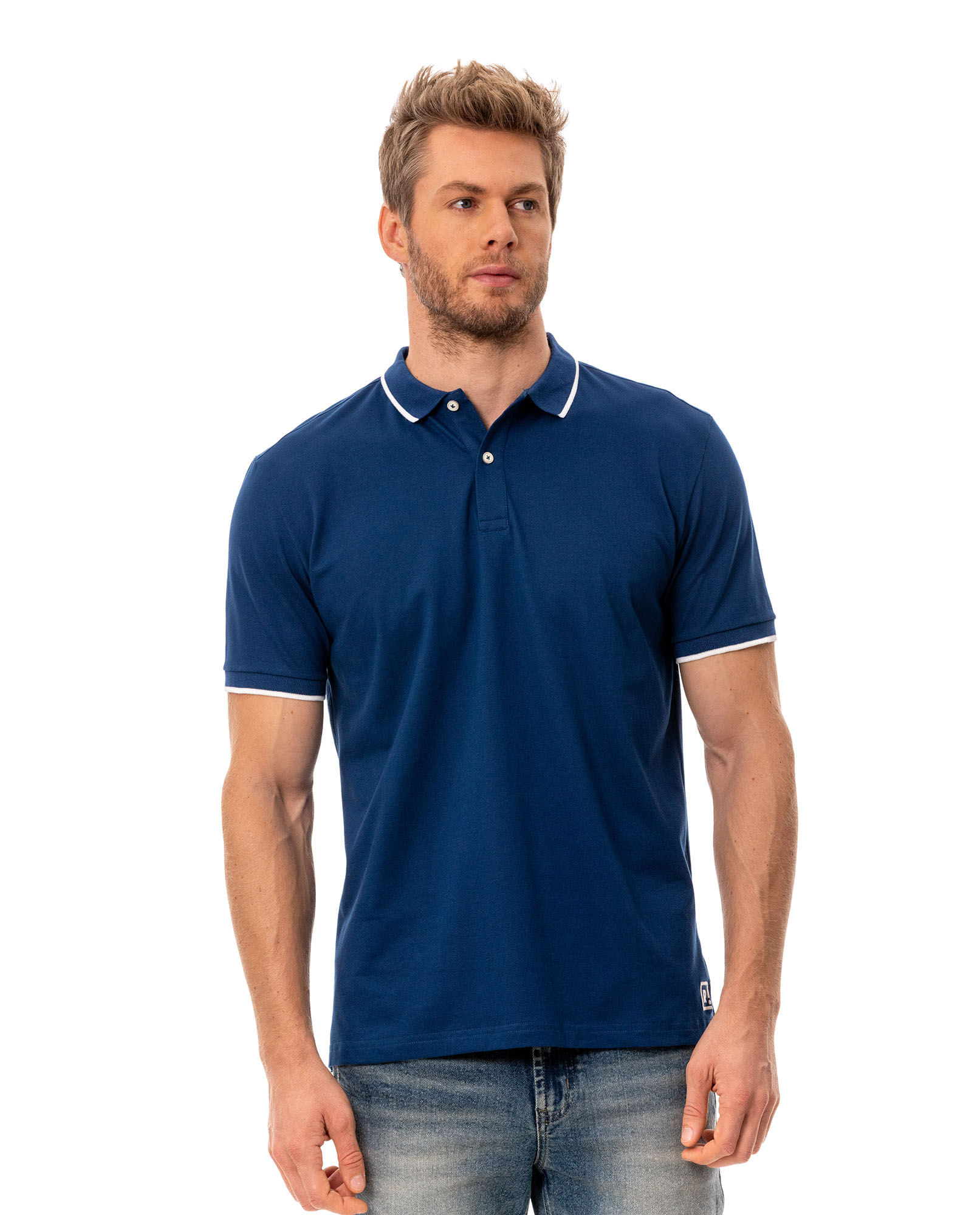 Camisa tipo polo clásica para hombre
