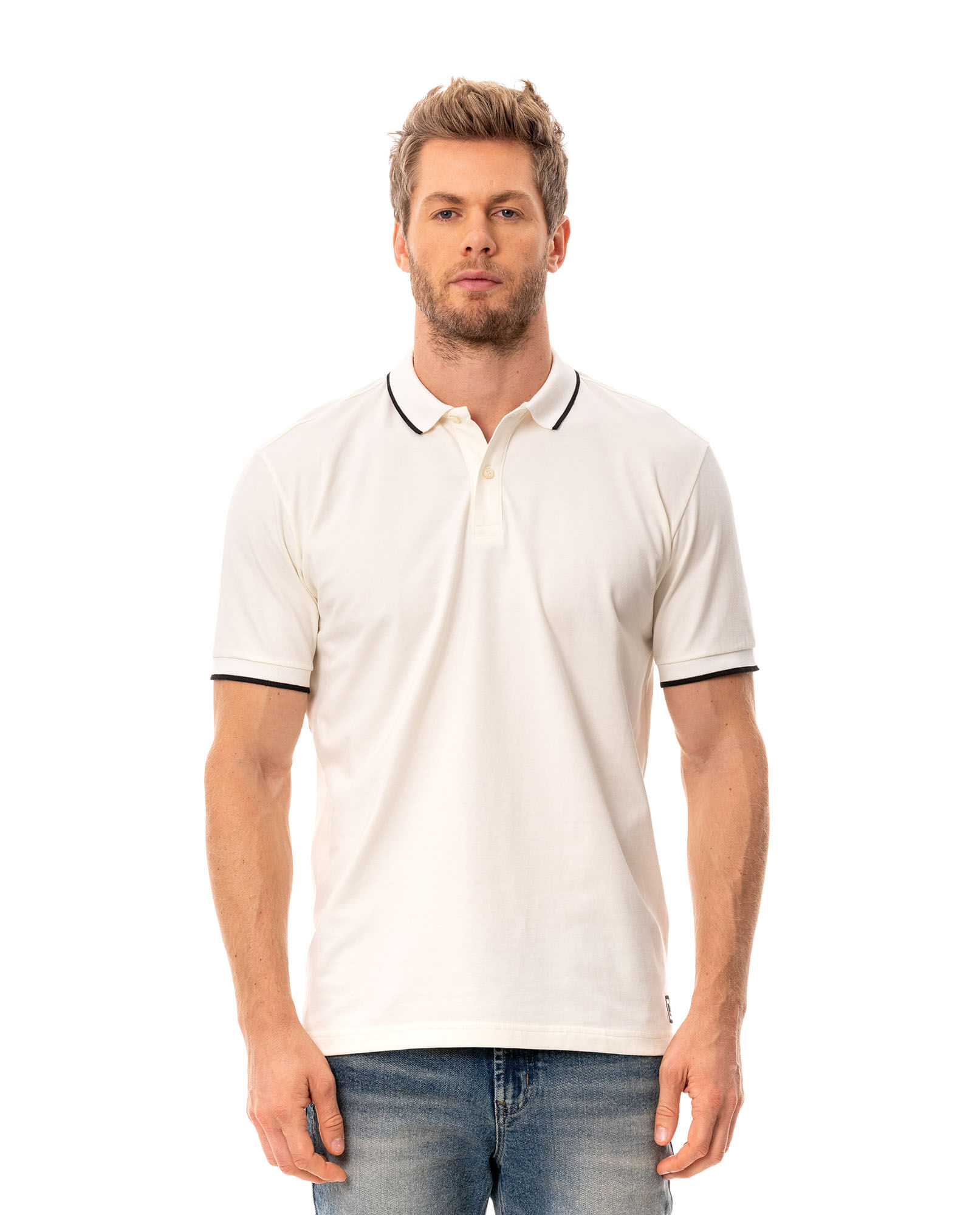 Camisa tipo polo clásica para hombre