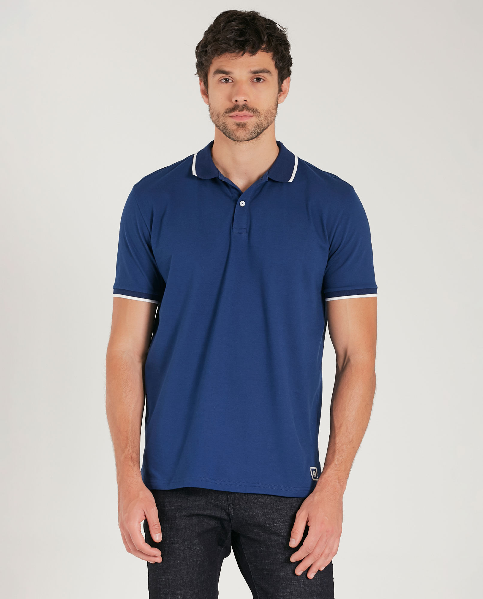 Camisa tipo polo clásica para hombre