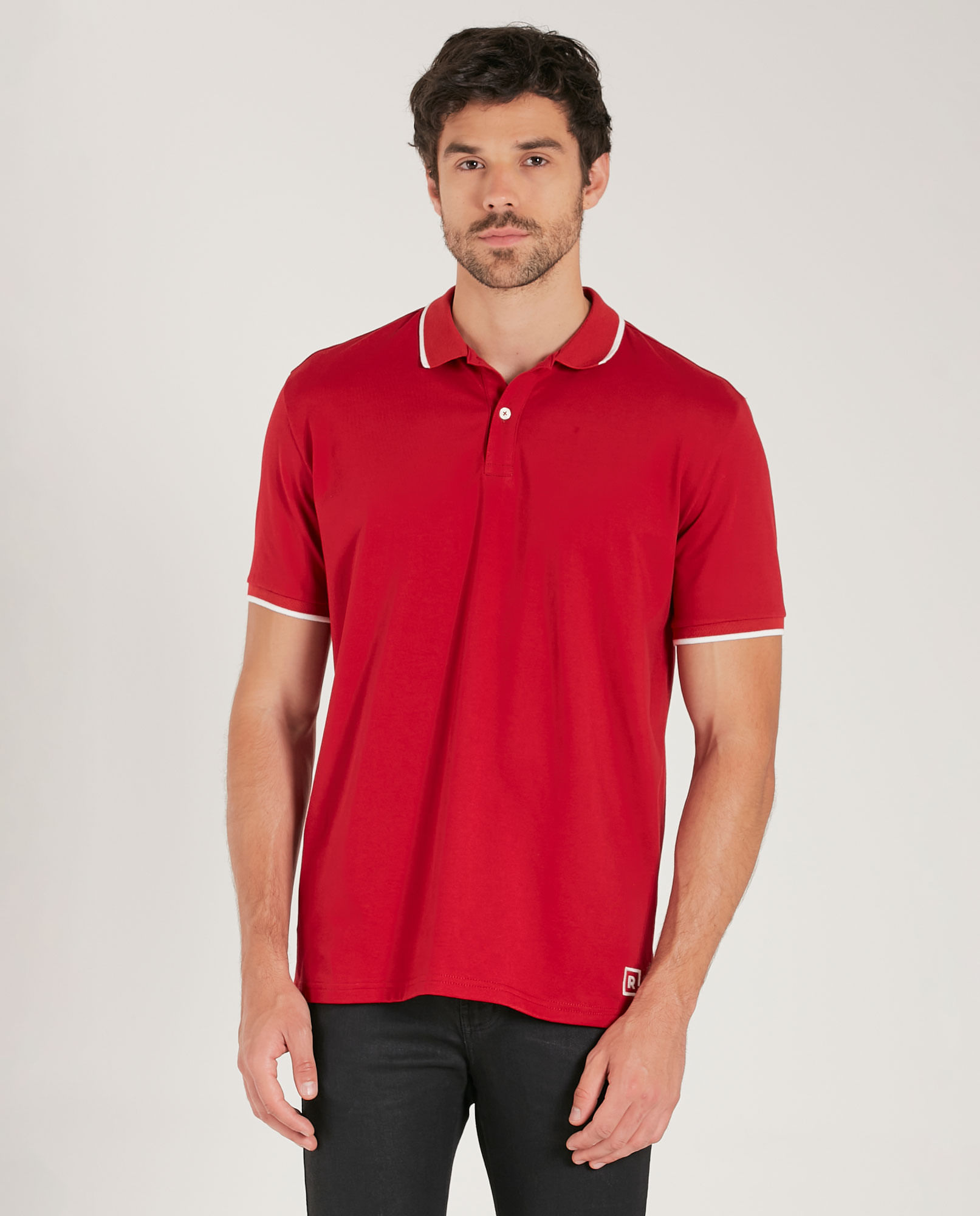 Camisa tipo polo clásica para hombre