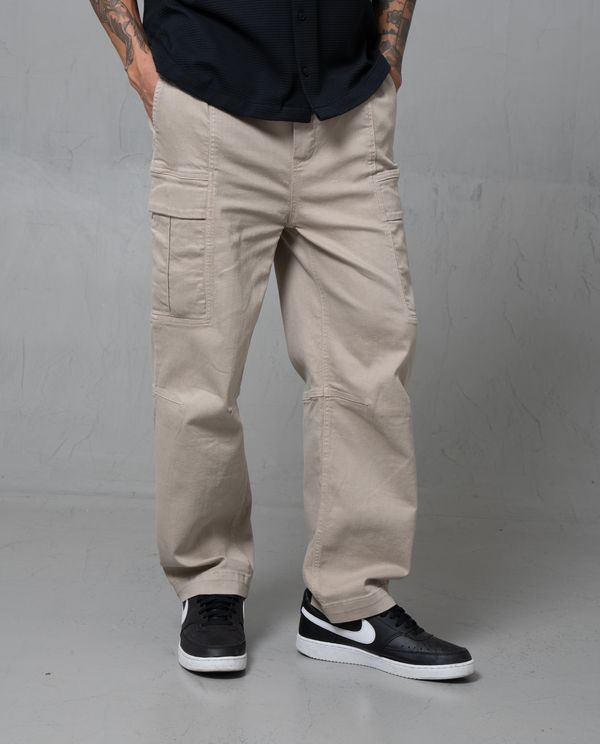 Pantalón cargo en drill semiliviano para hombre