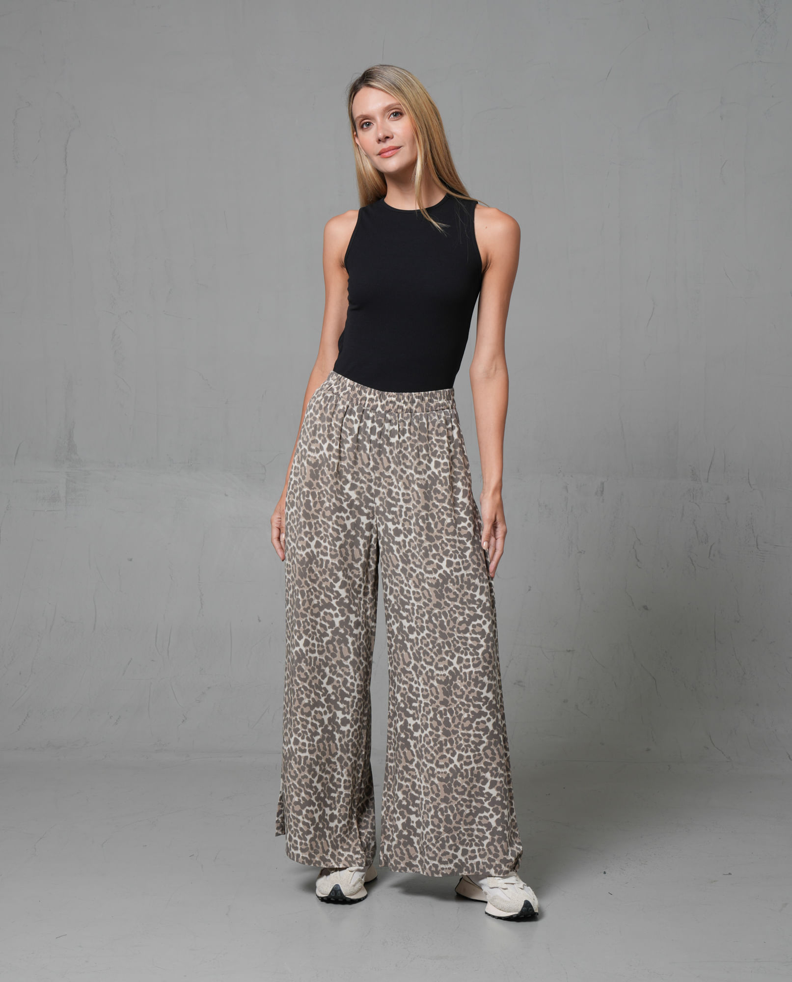 Pantalón Palazzo de bota amplia para mujer