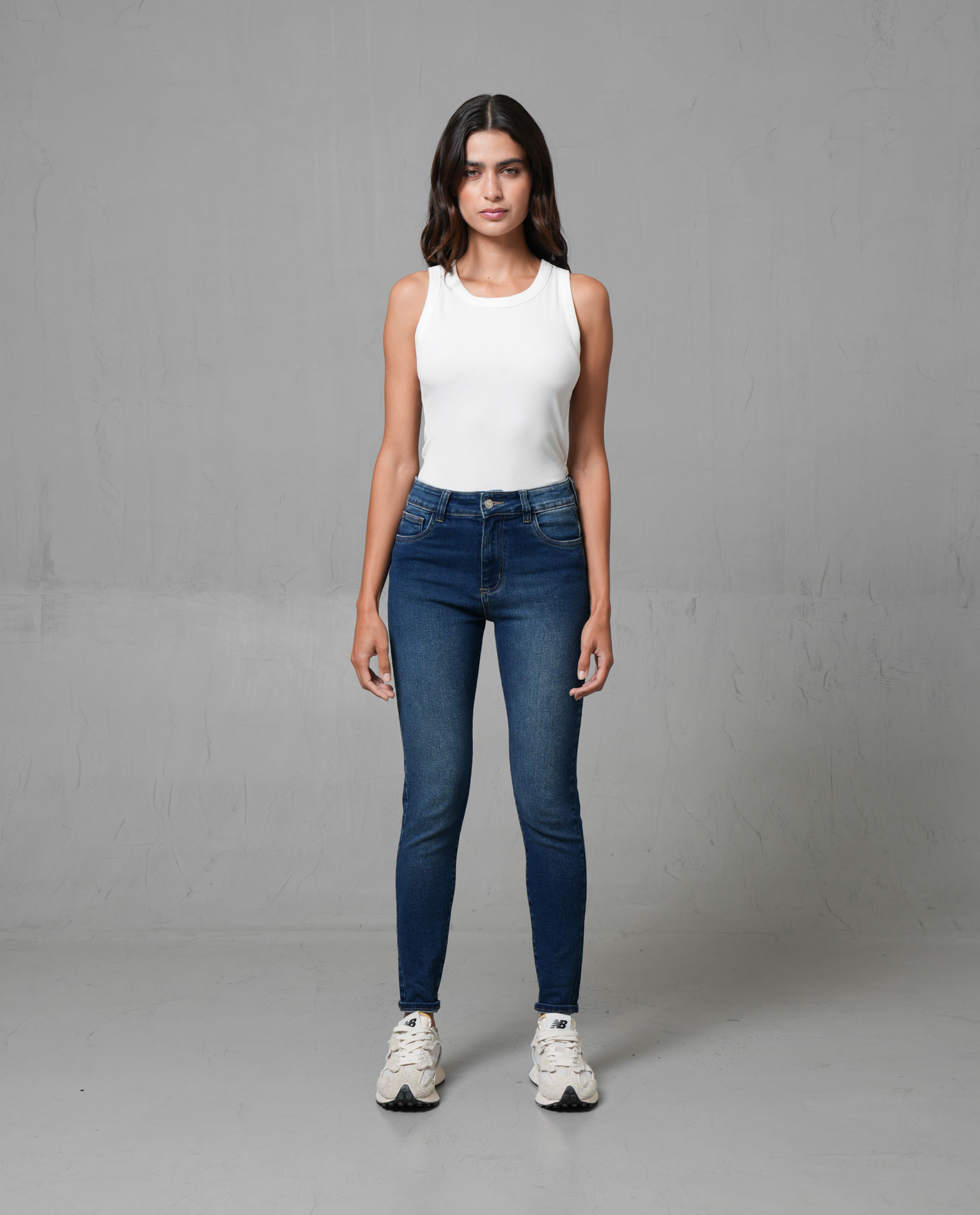 Jean Magic Up black denim para mujer