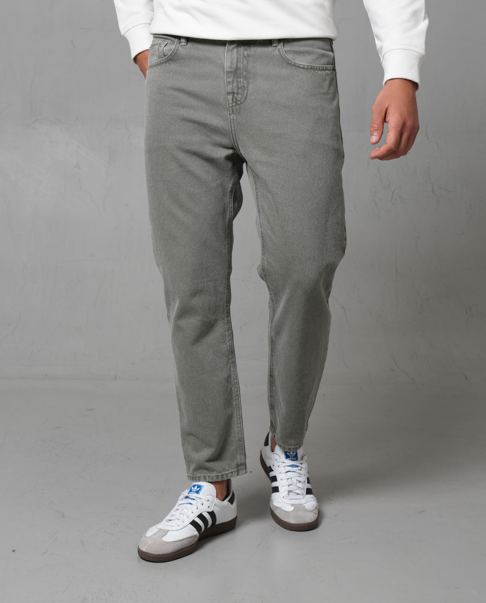 Pantalón Slim en dril para hombre