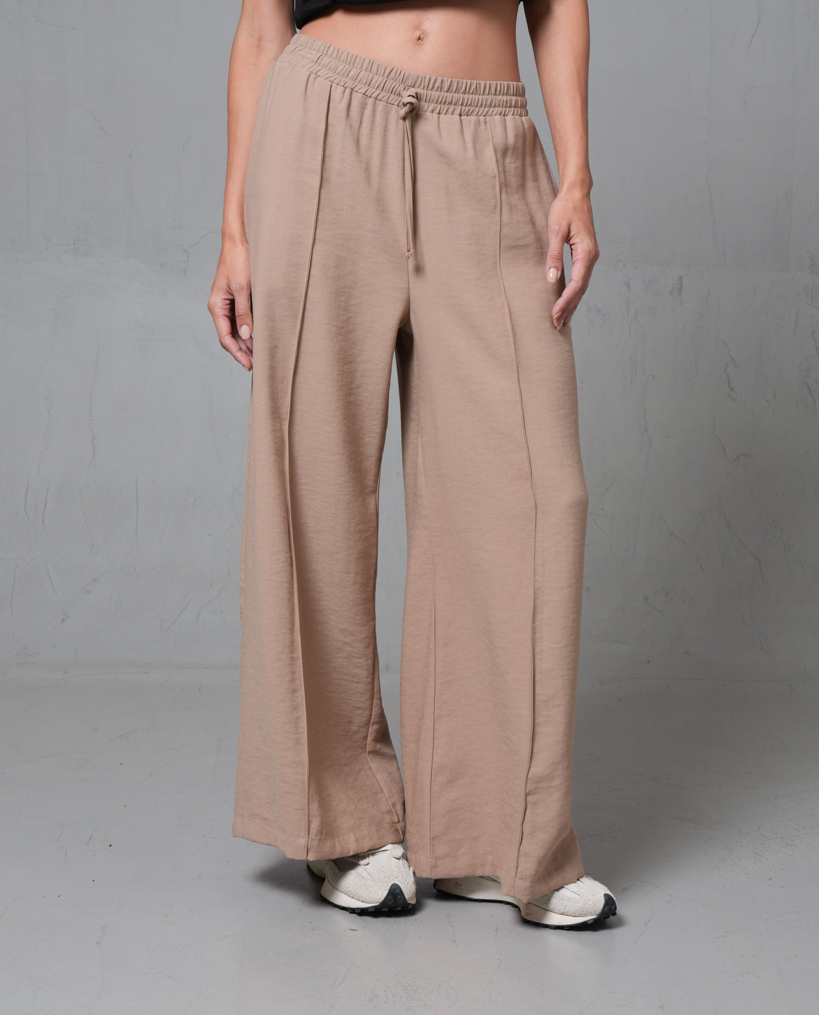 Pantalón Wide leg fluido para mujer