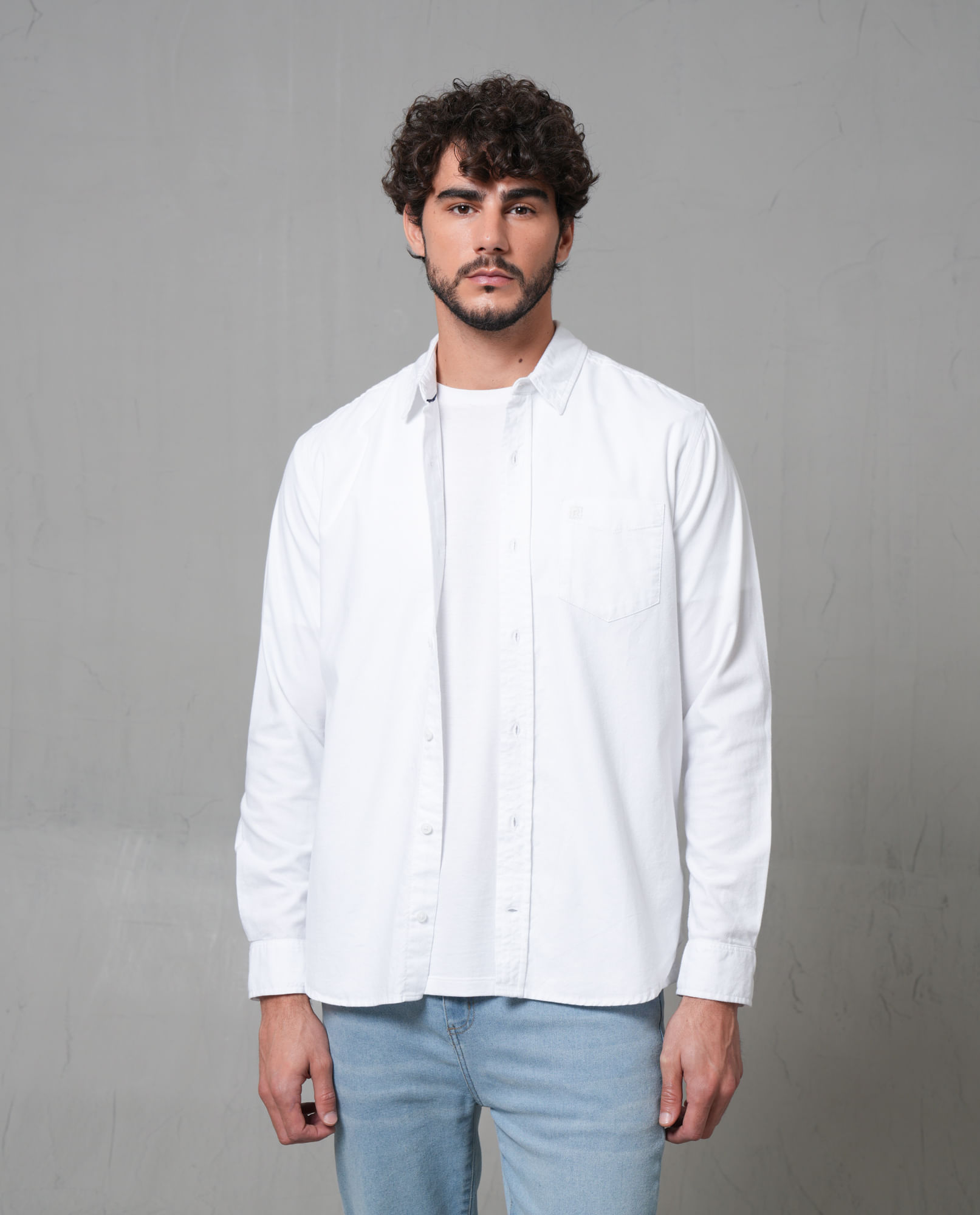 Camisa manga larga para hombre