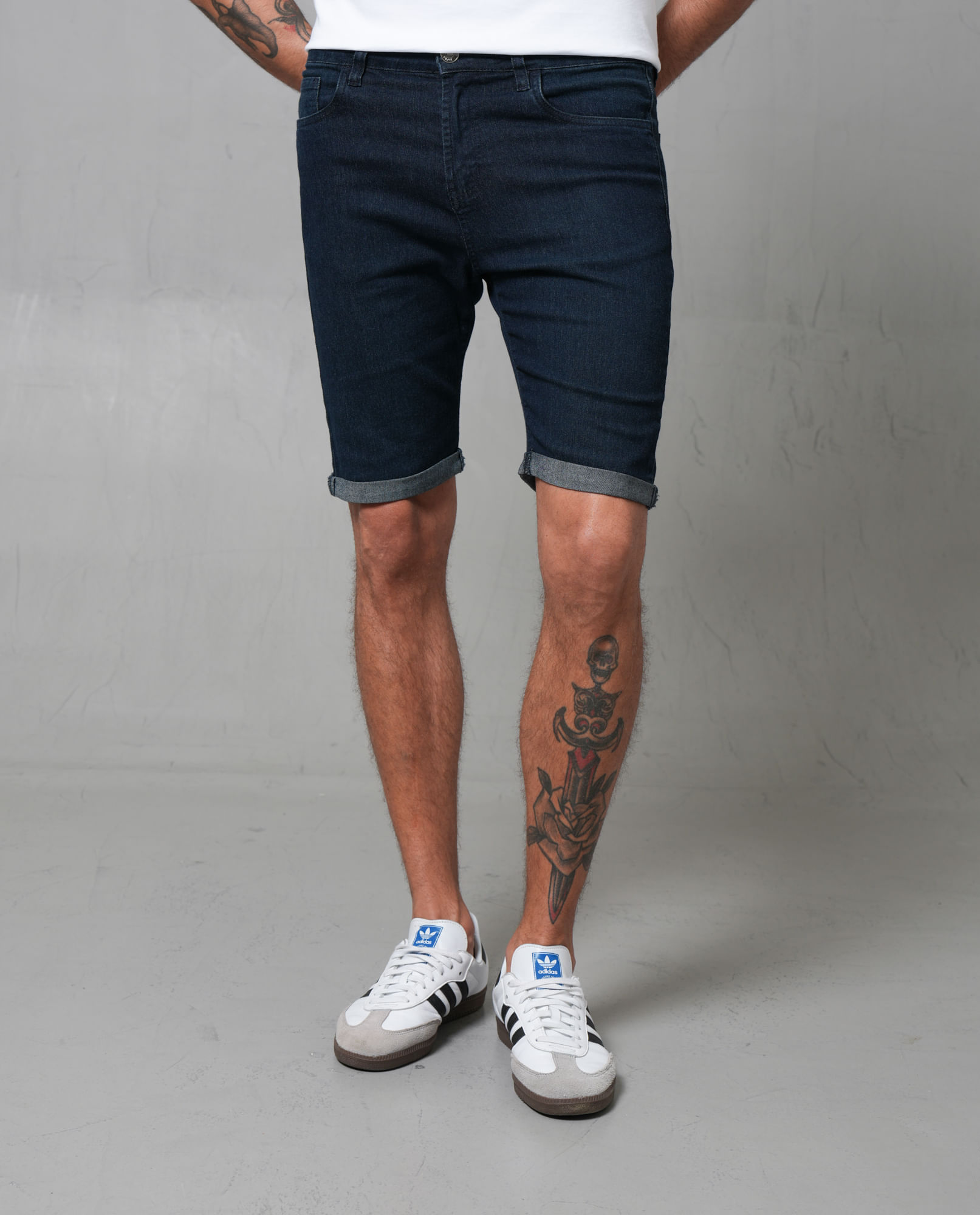 Bermuda regular fit con iluminaciones para hombre